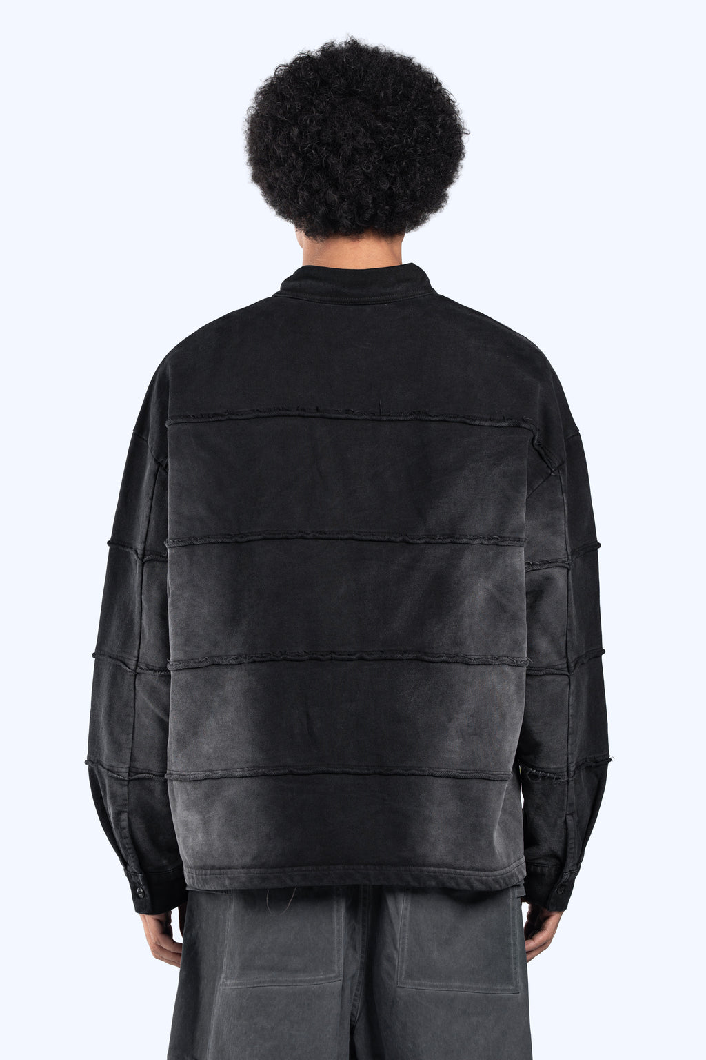 collar polo sweatshirt