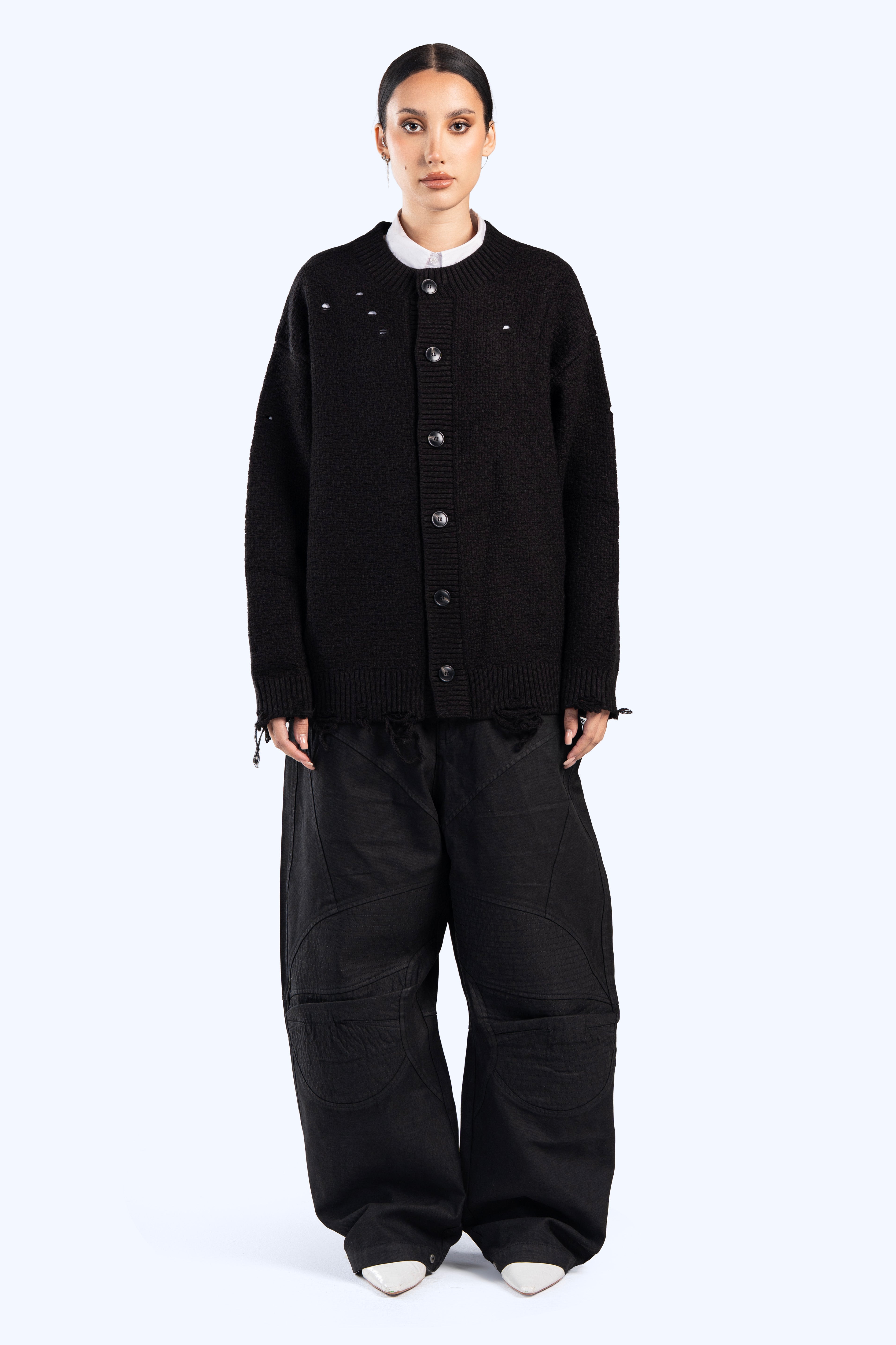 cropped fit knitwear