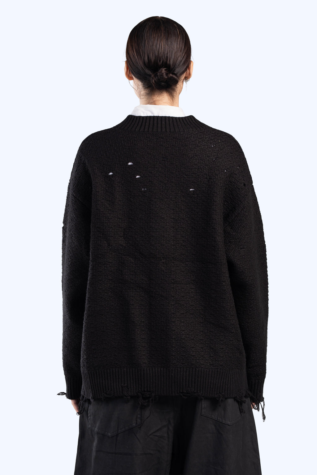 cropped fit knitwear