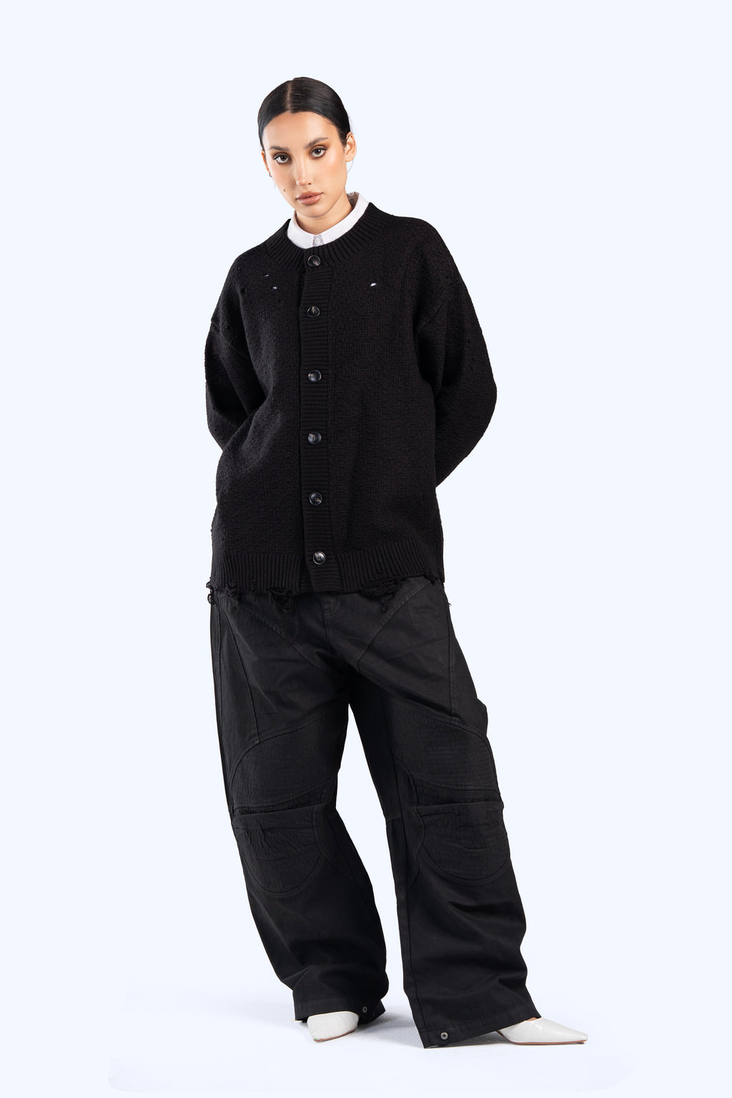 cropped fit knitwear