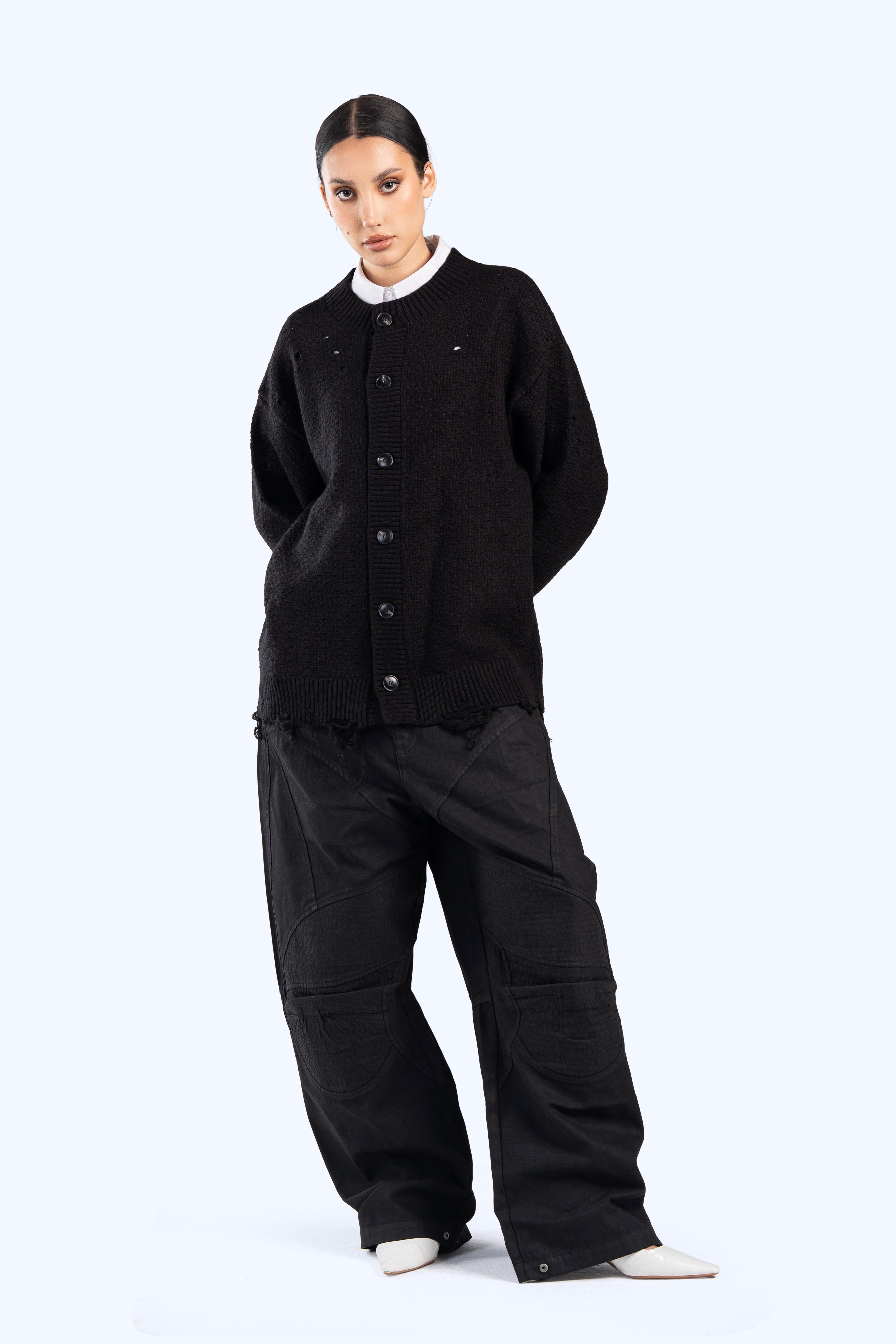 cropped fit knitwear