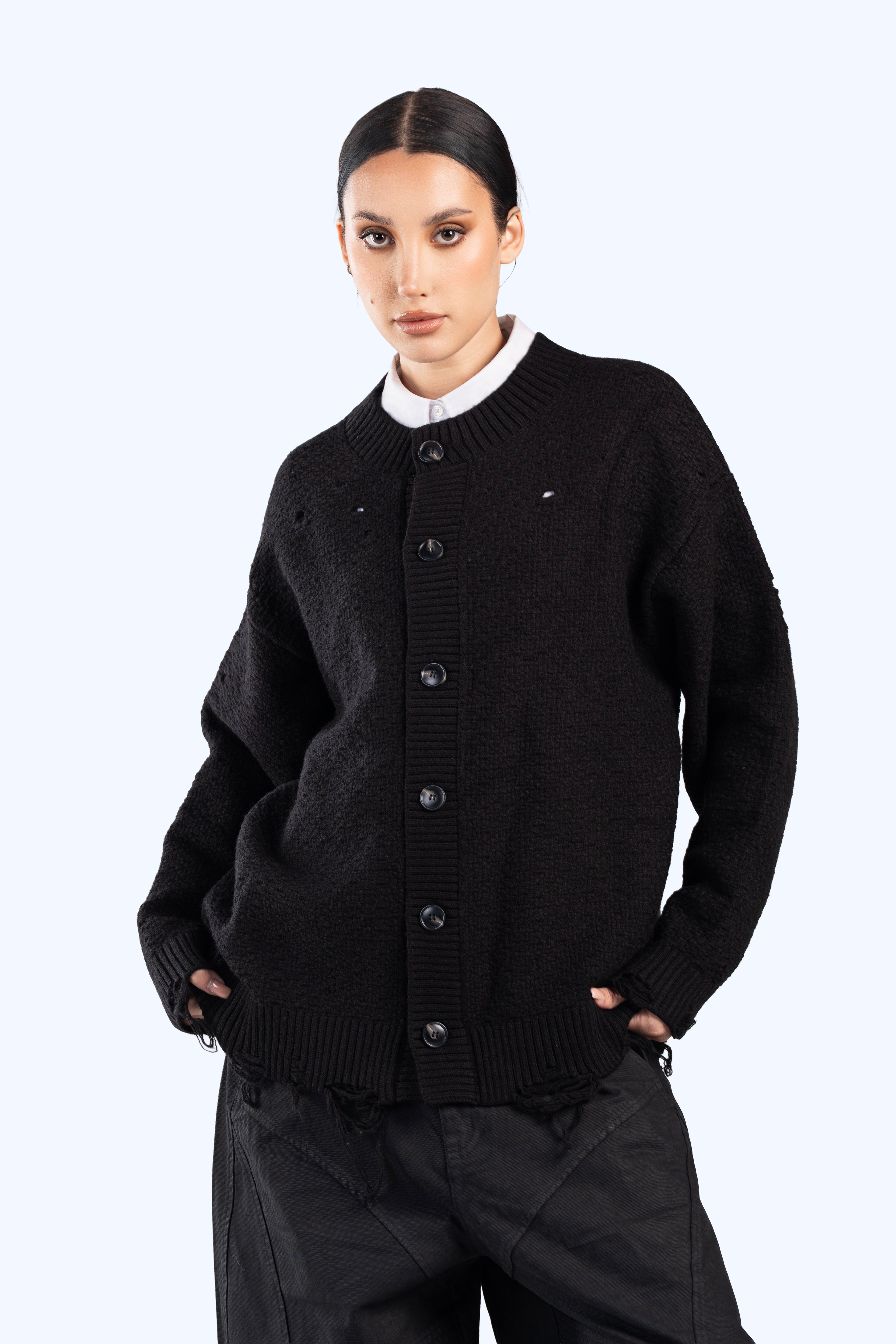 cropped fit knitwear