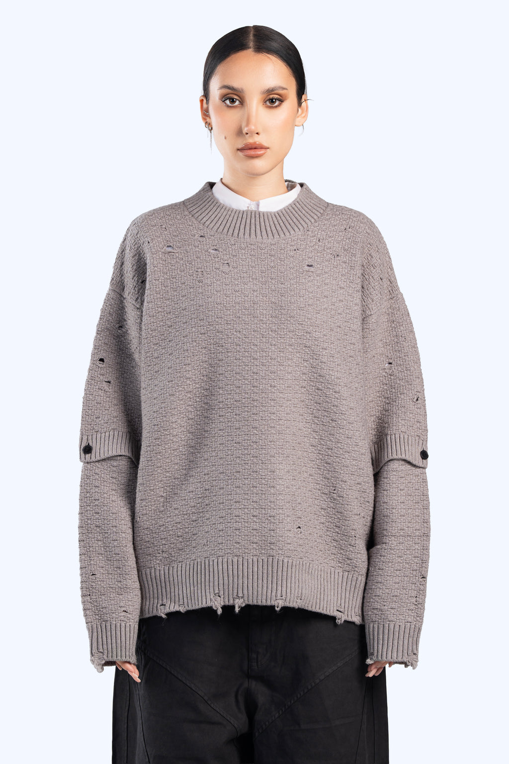 cropped fit knitwear