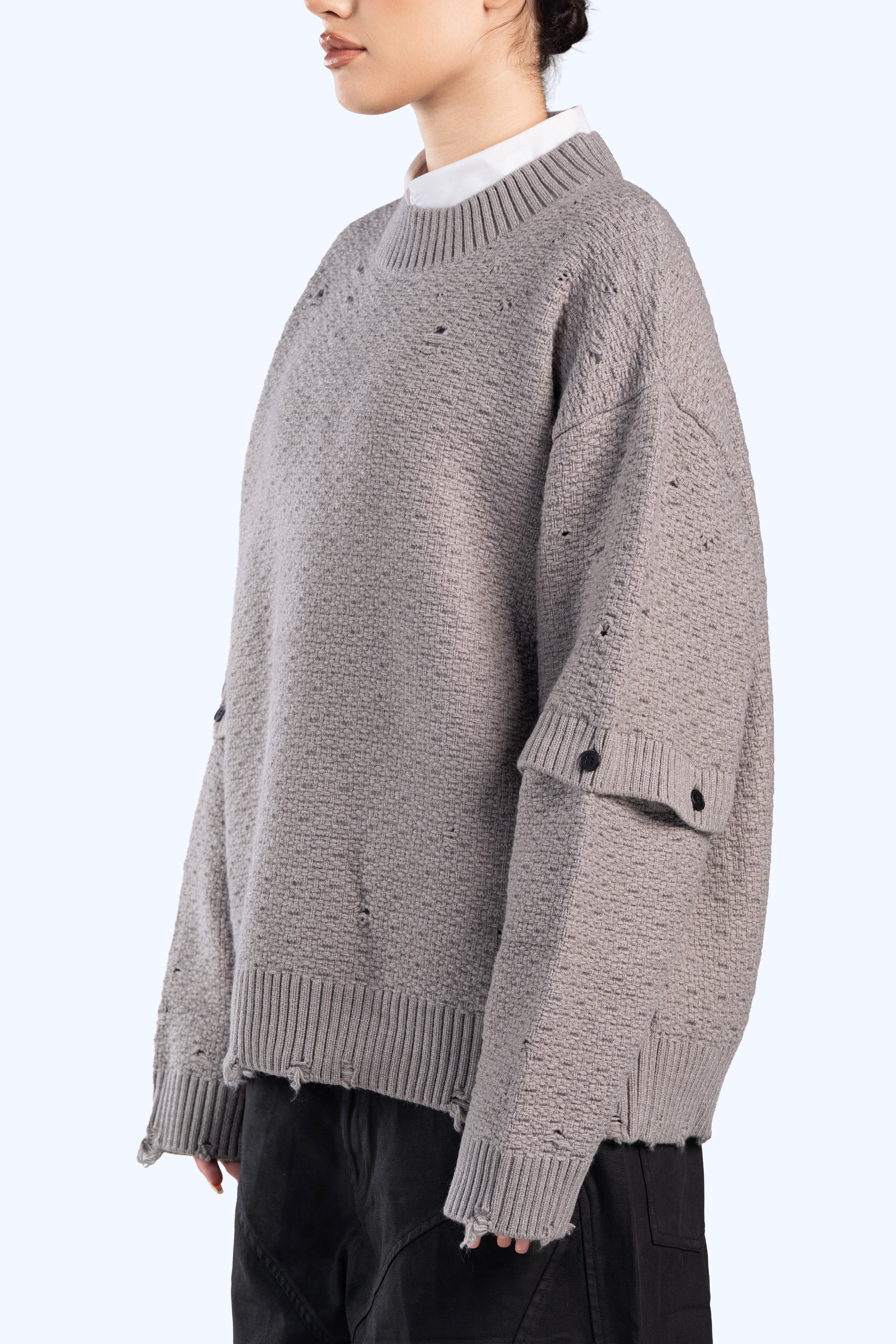 cropped fit knitwear