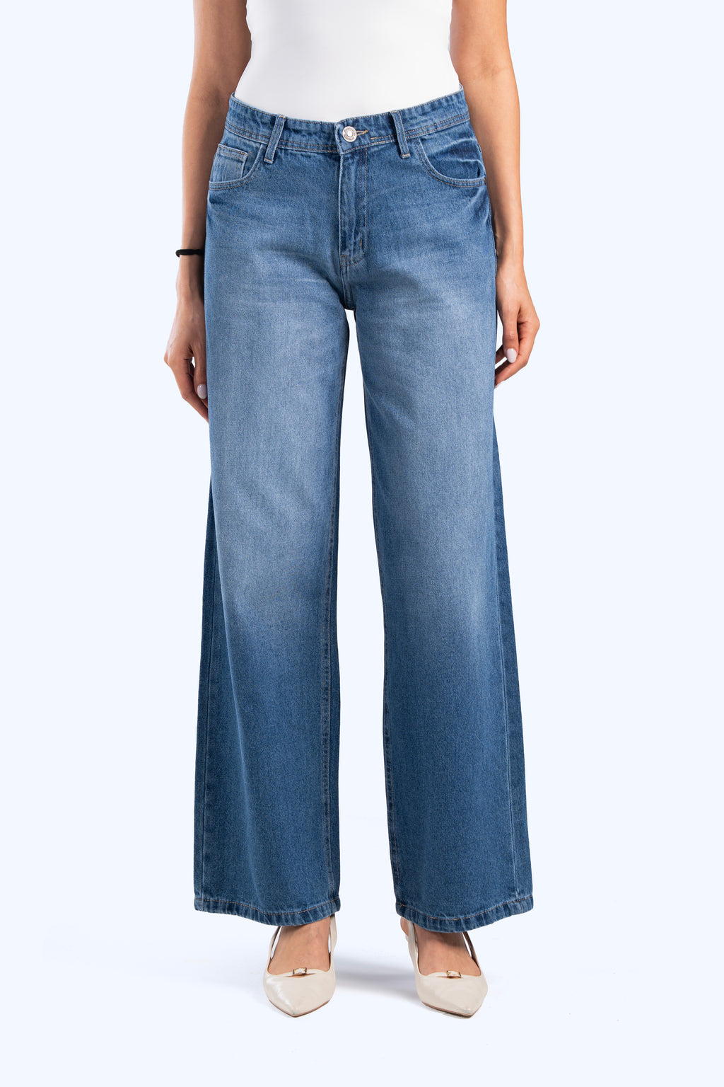 wide leg denim