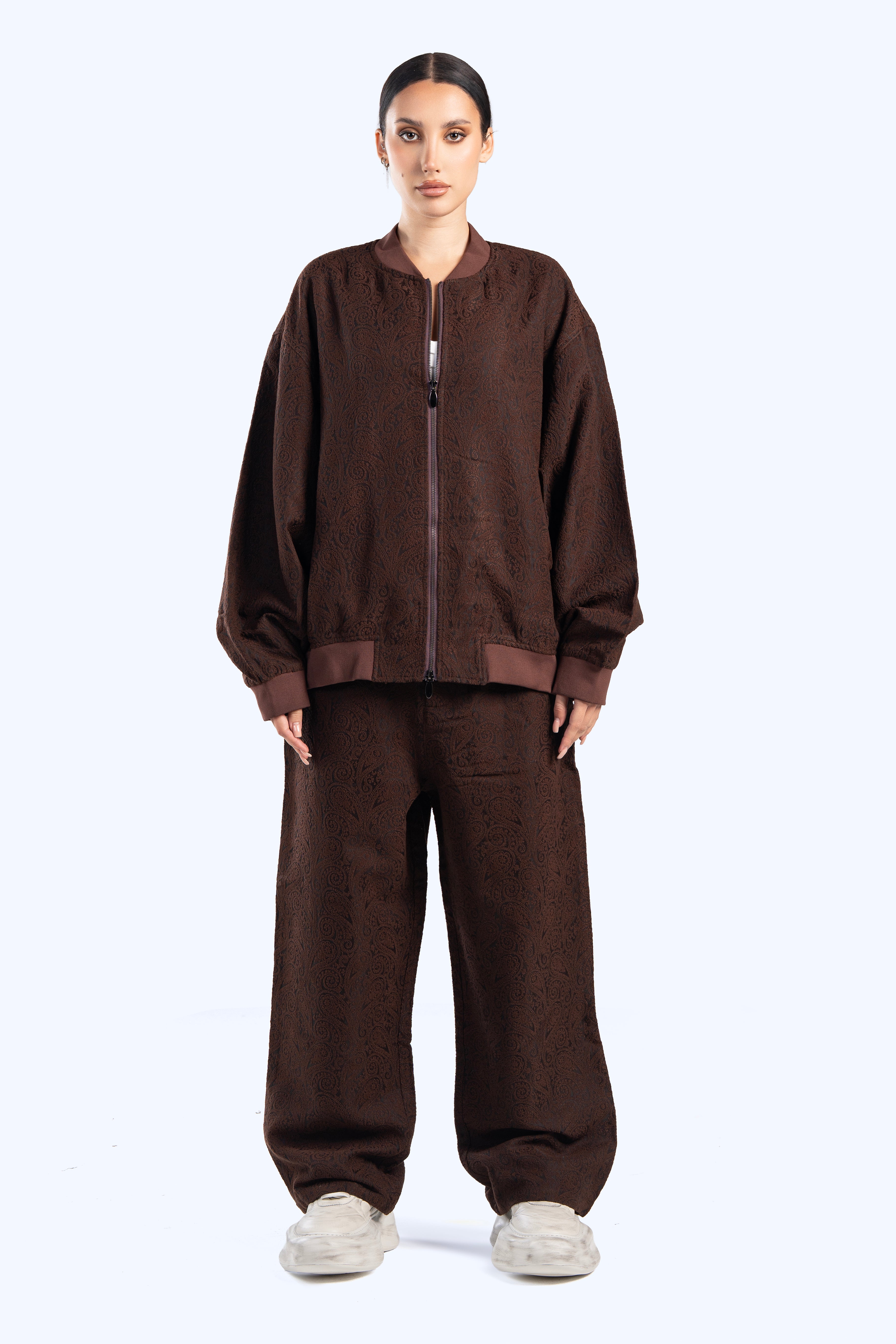 Paisley bomber jacket