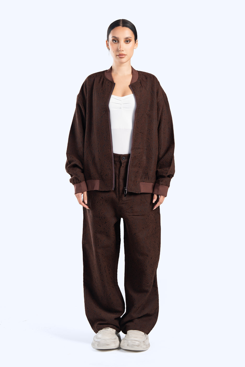 Paisley bomber jacket