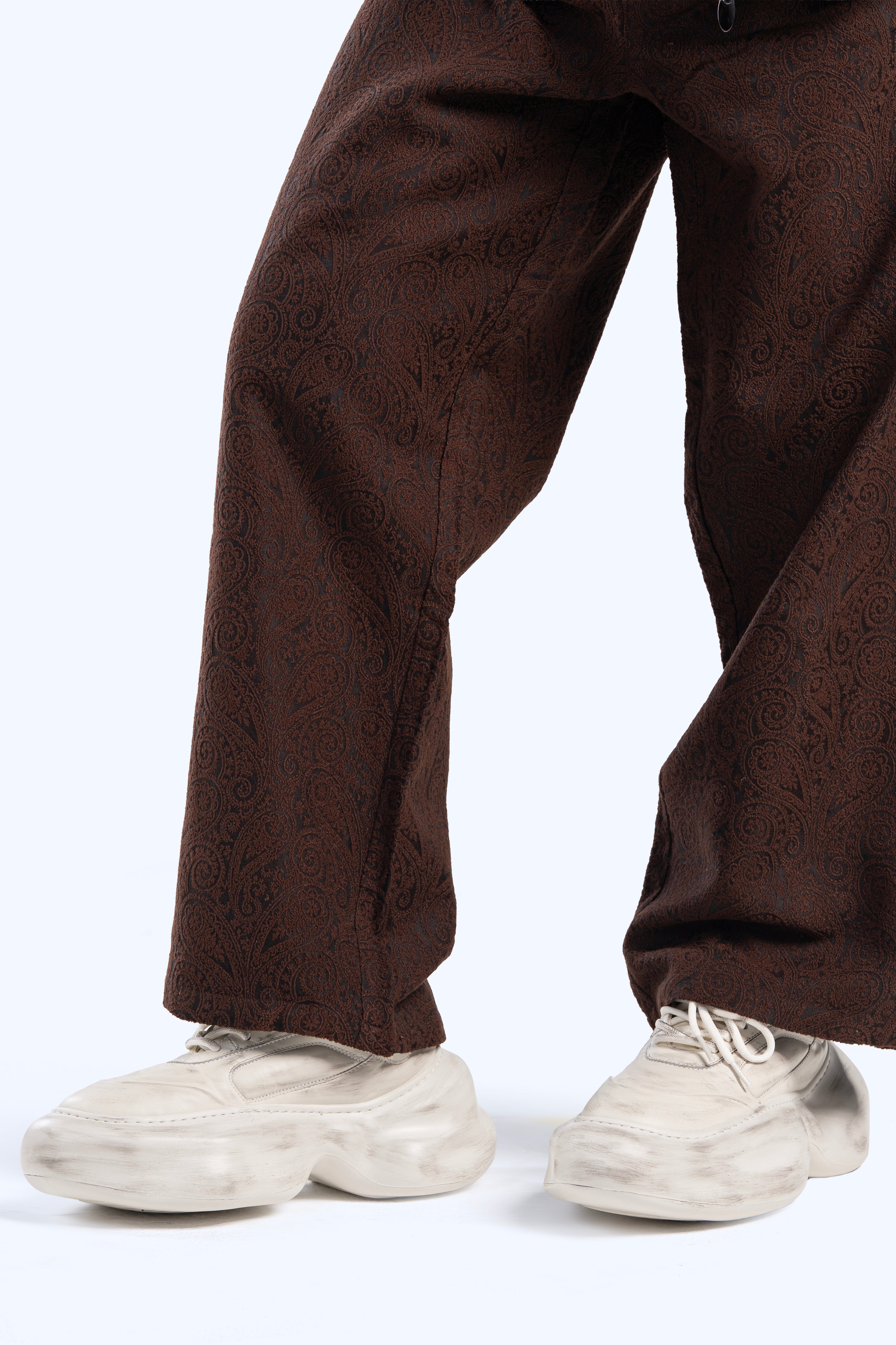 Paisley relaxed fit trouser