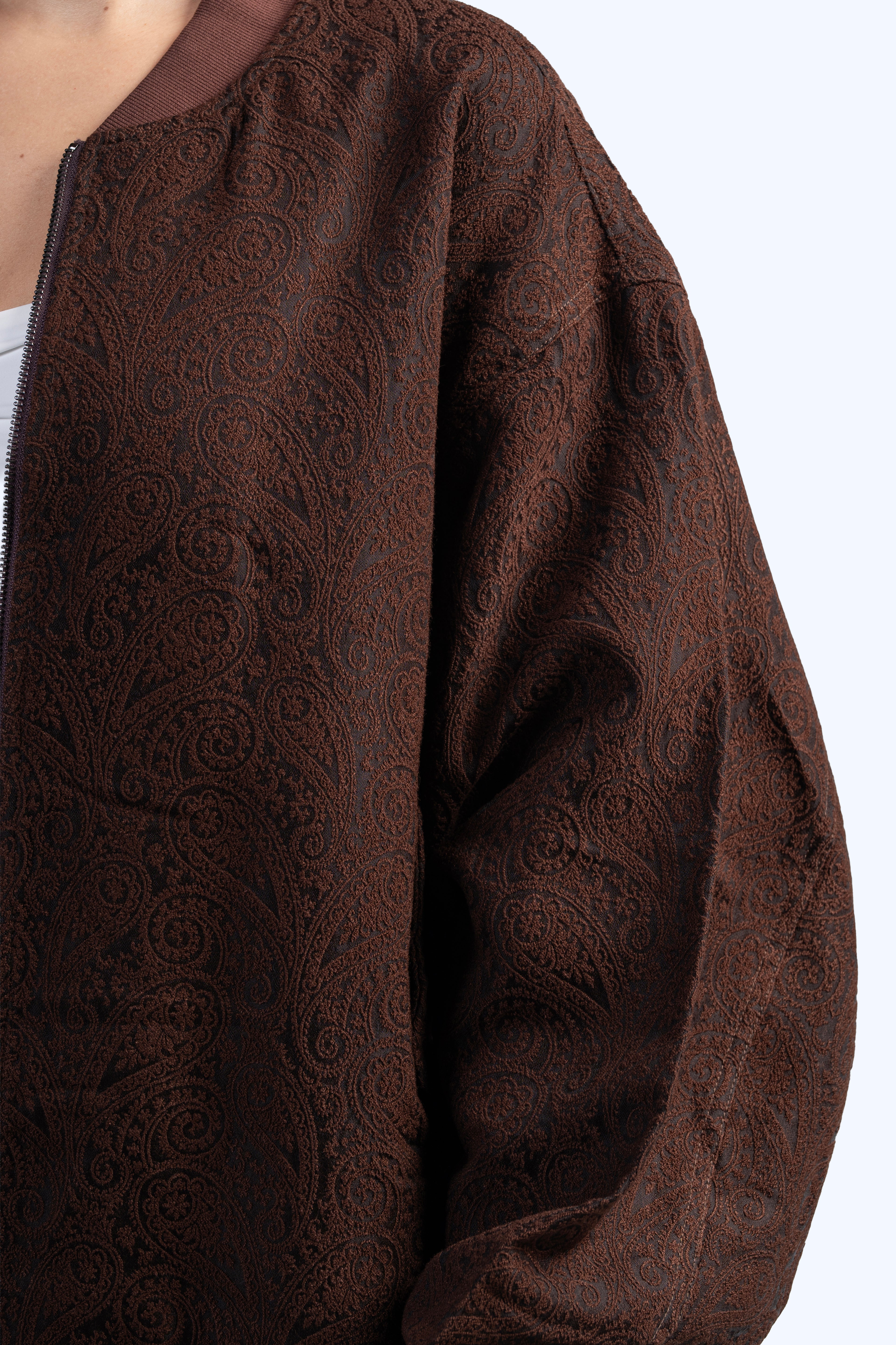 Paisley bomber jacket