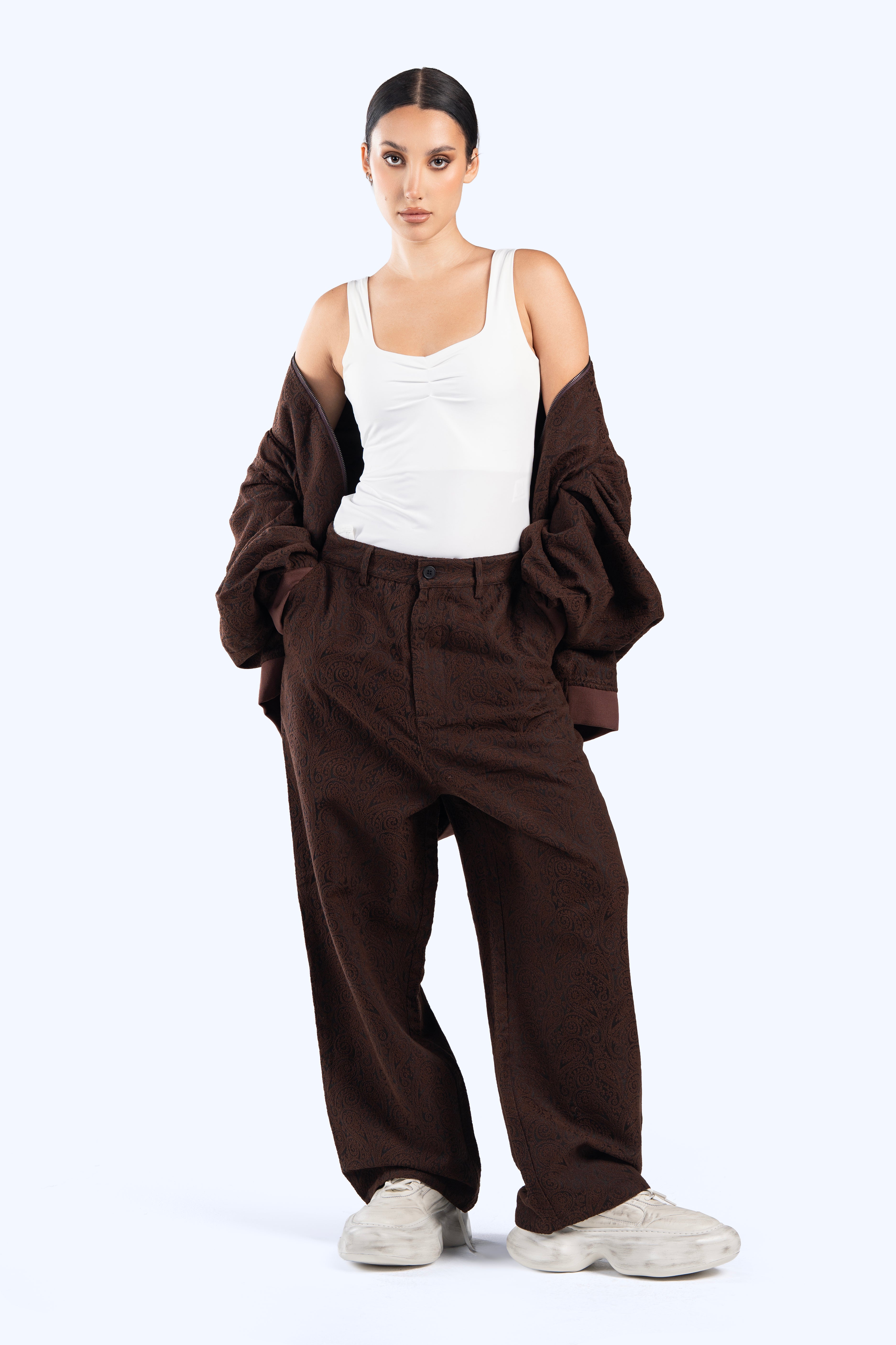 Paisley bomber jacket