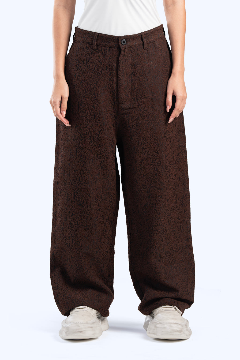 Paisley relaxed fit trouser