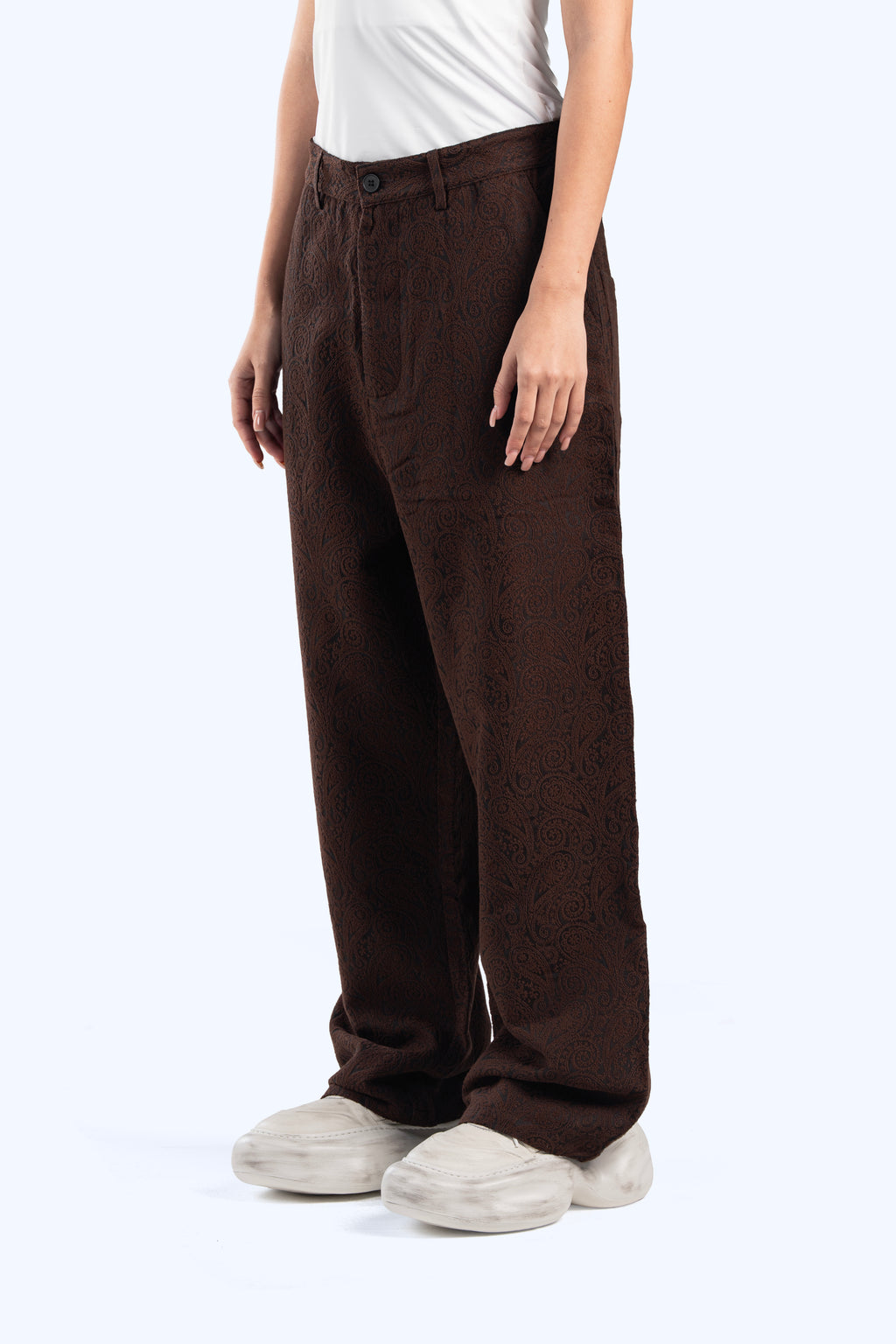 Paisley relaxed fit trouser