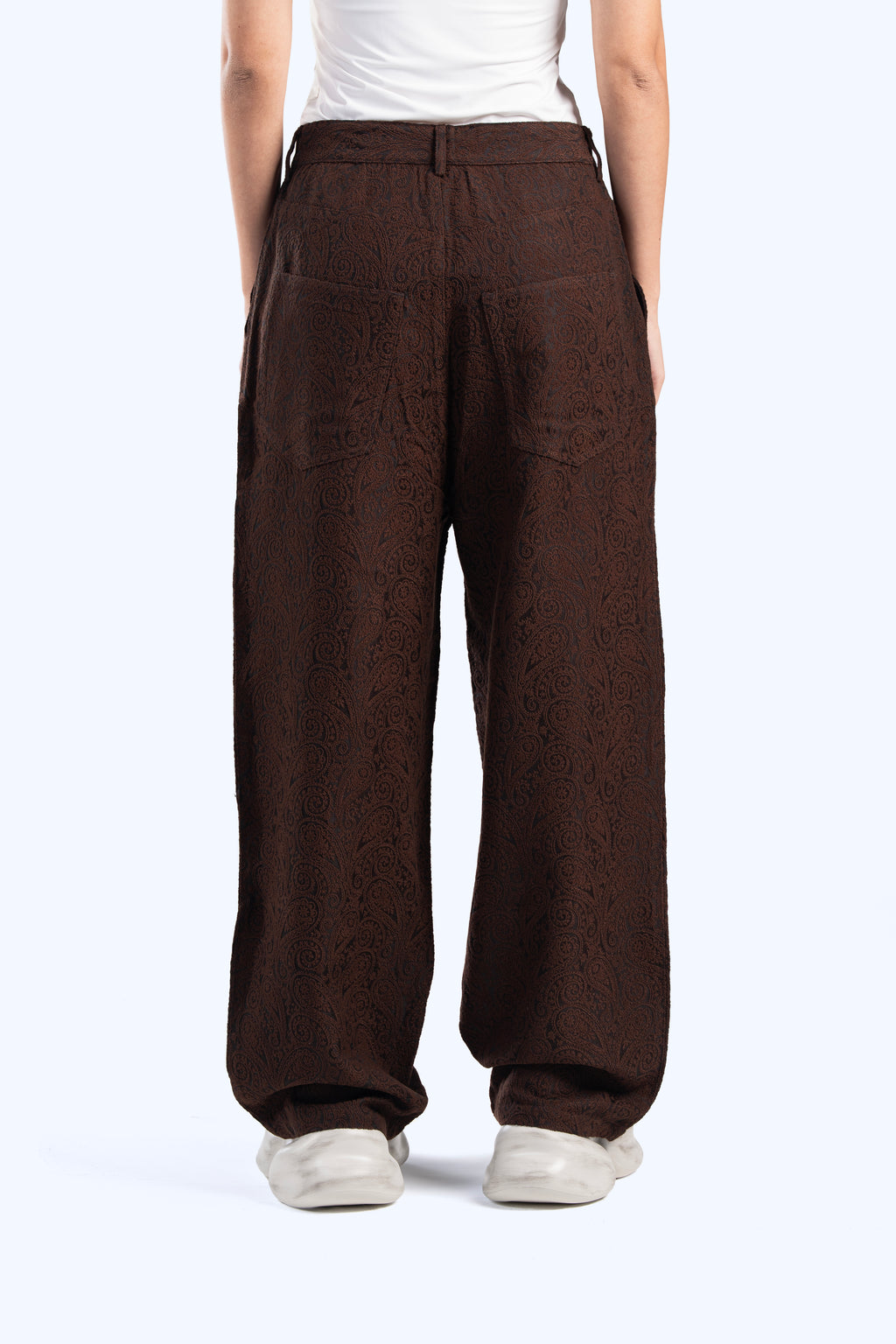 Paisley relaxed fit trouser