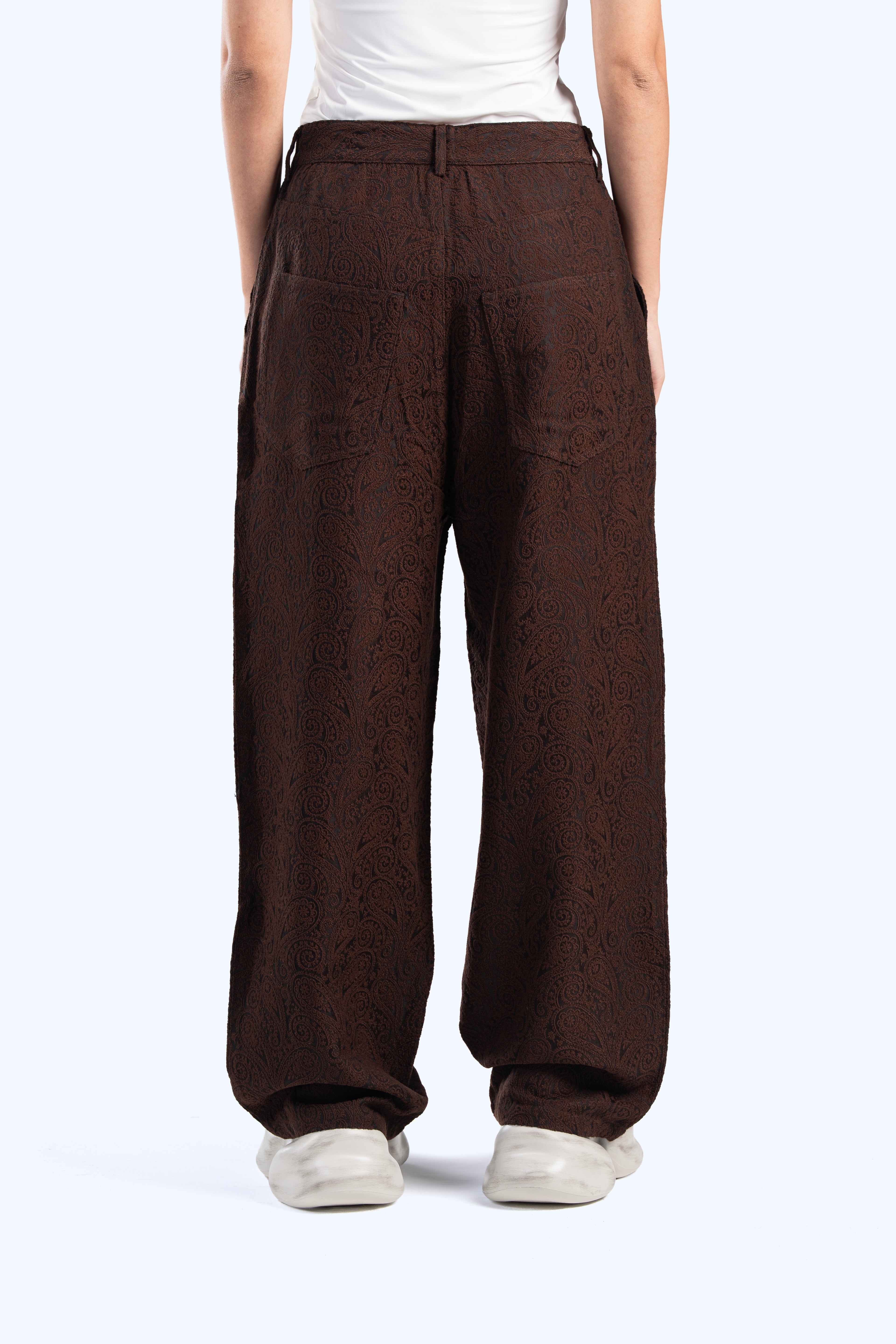 Paisley relaxed fit trouser
