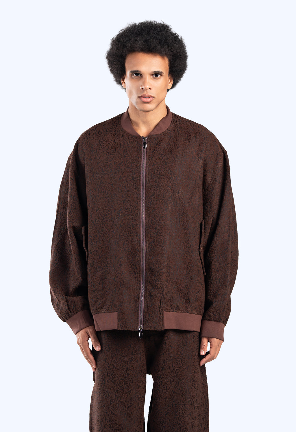 Paisley bomber jacket