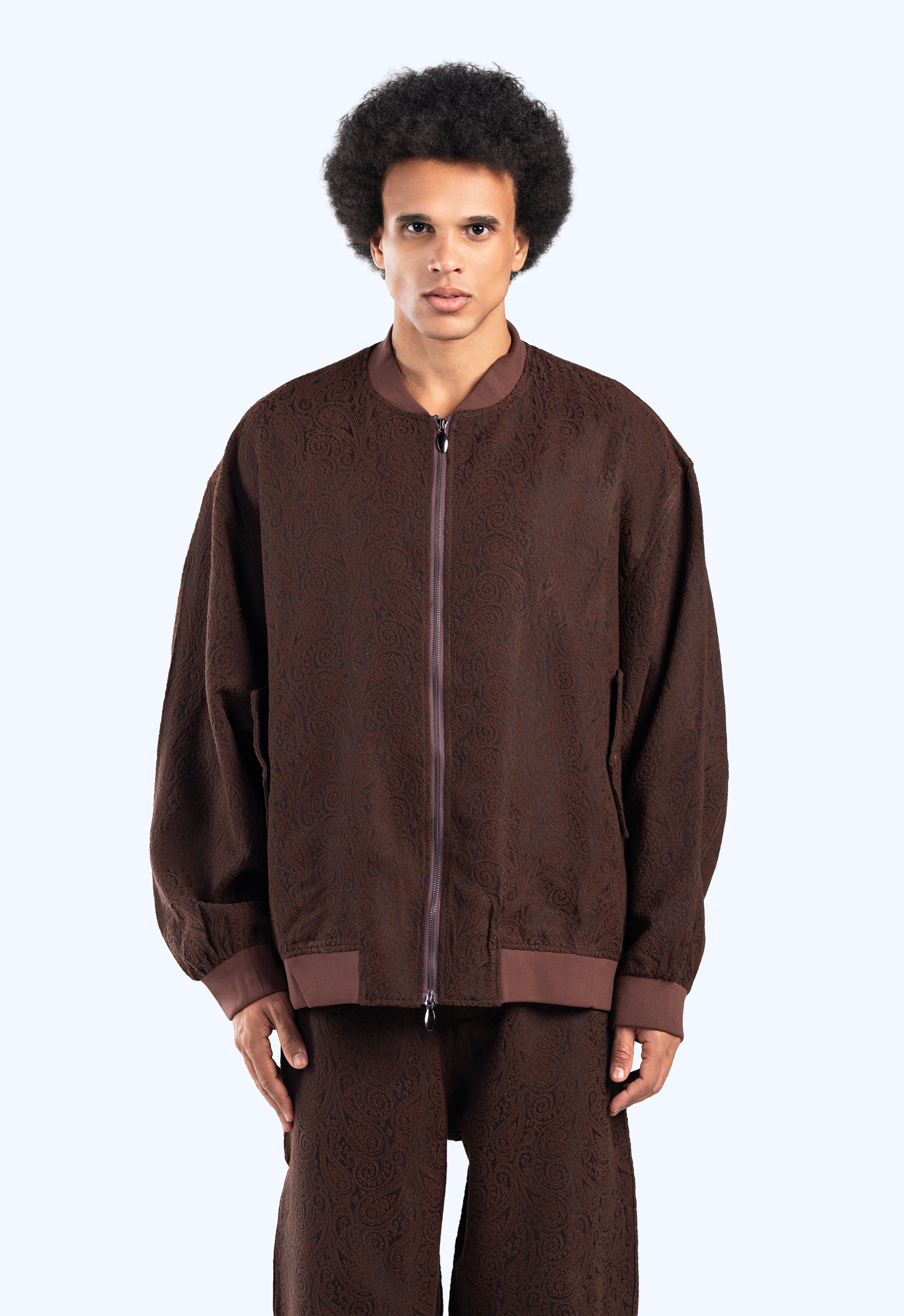 Paisley bomber jacket