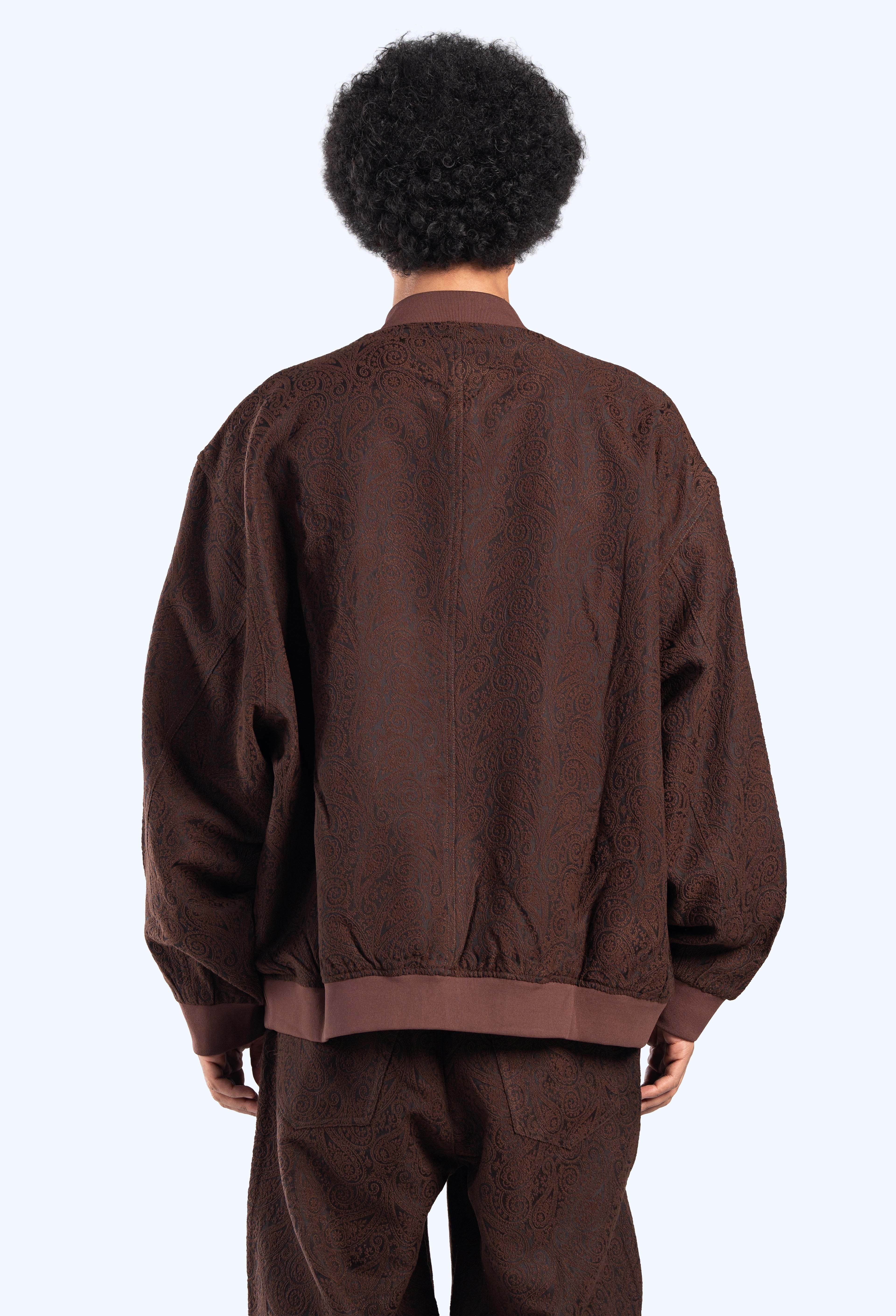 Paisley bomber jacket