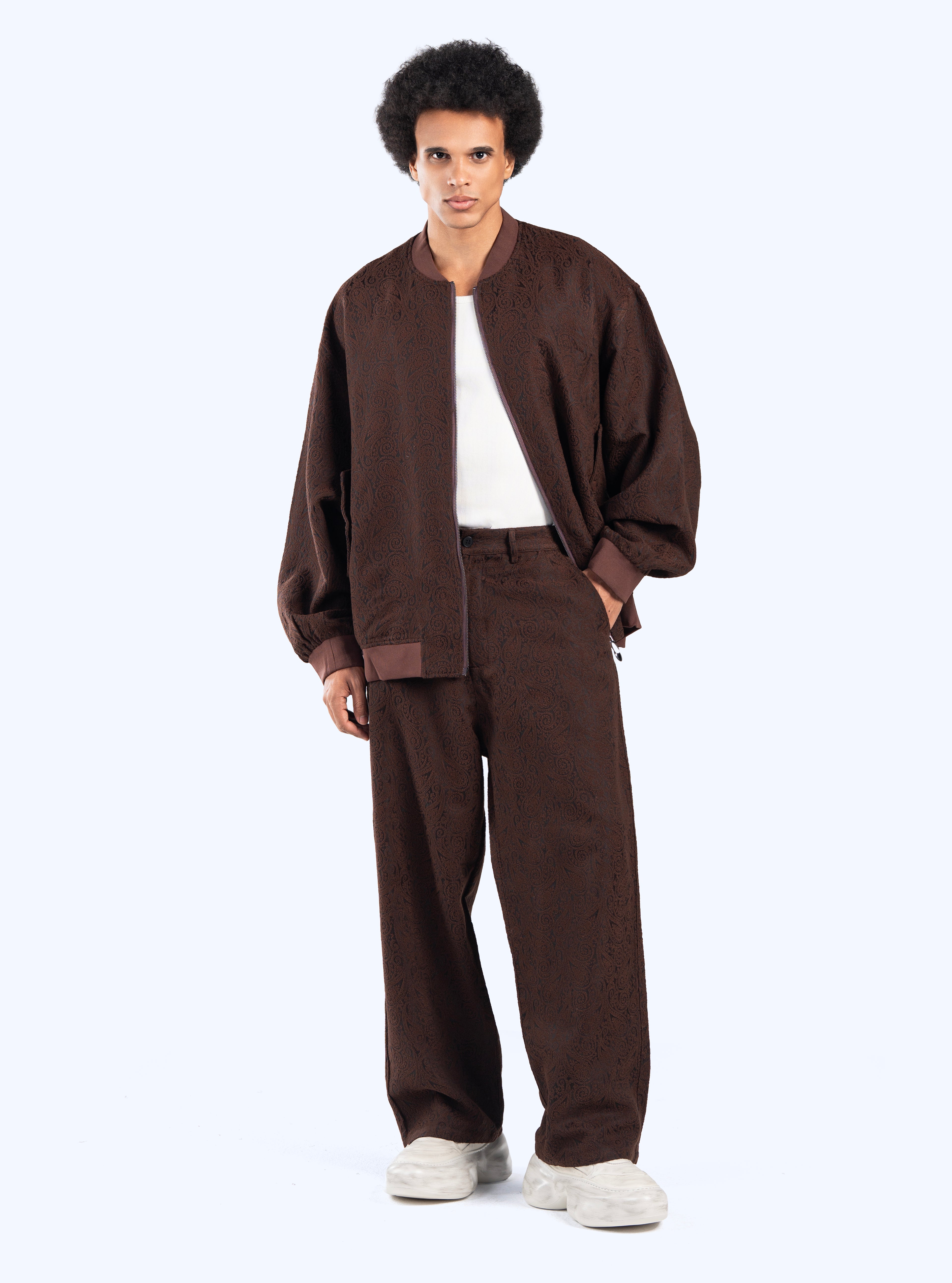 Paisley bomber jacket