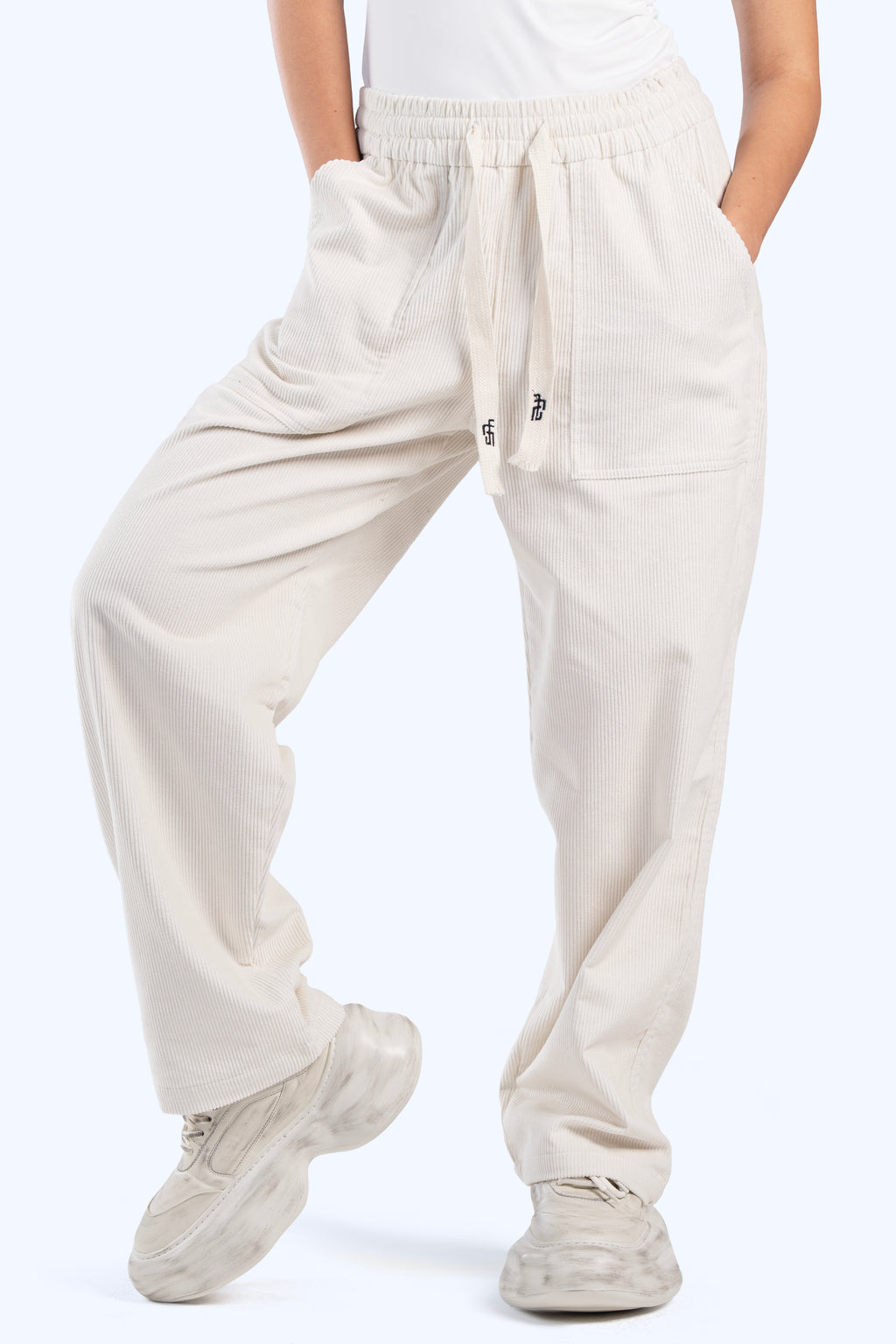corduroy balloon pants