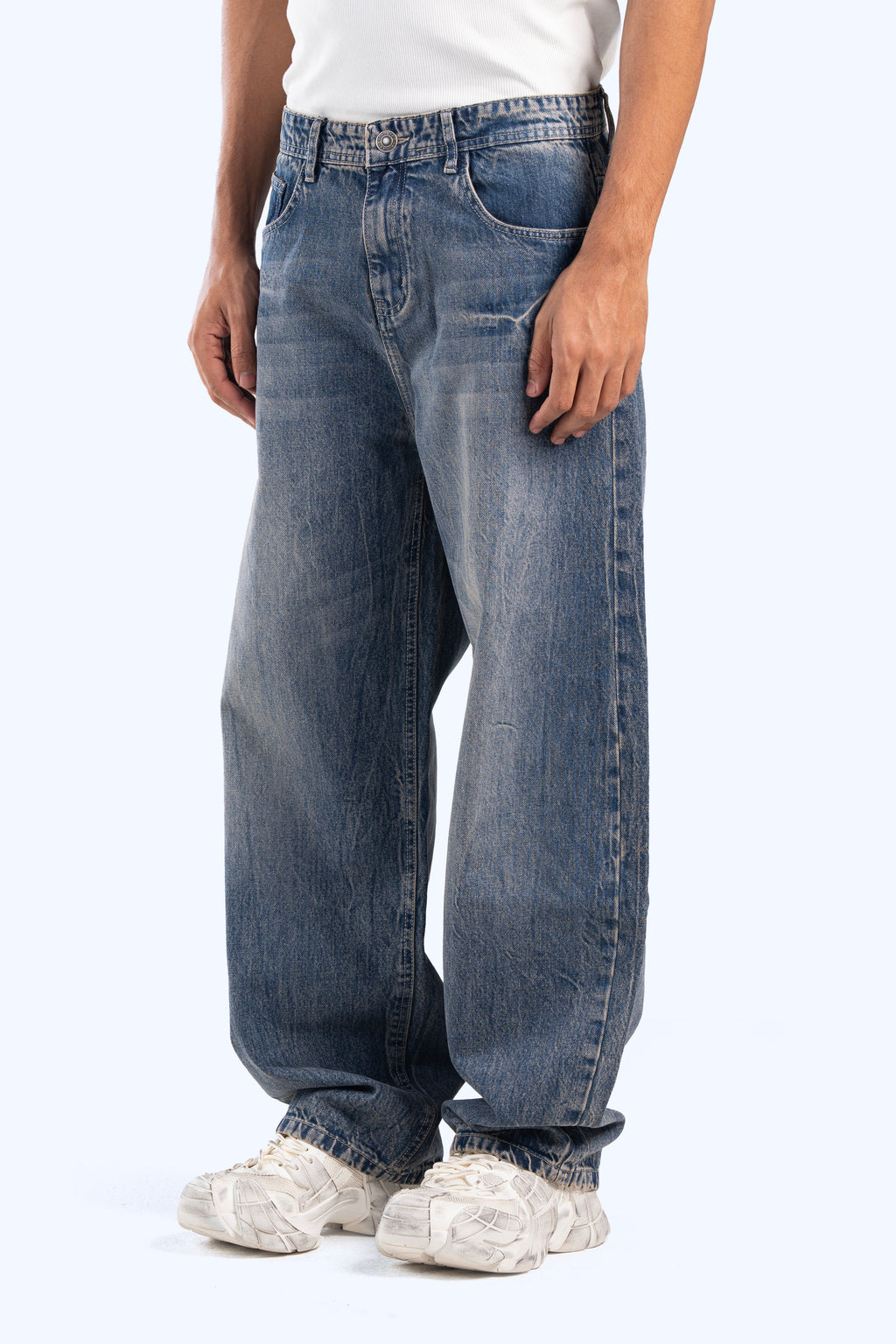 balloon fit denim