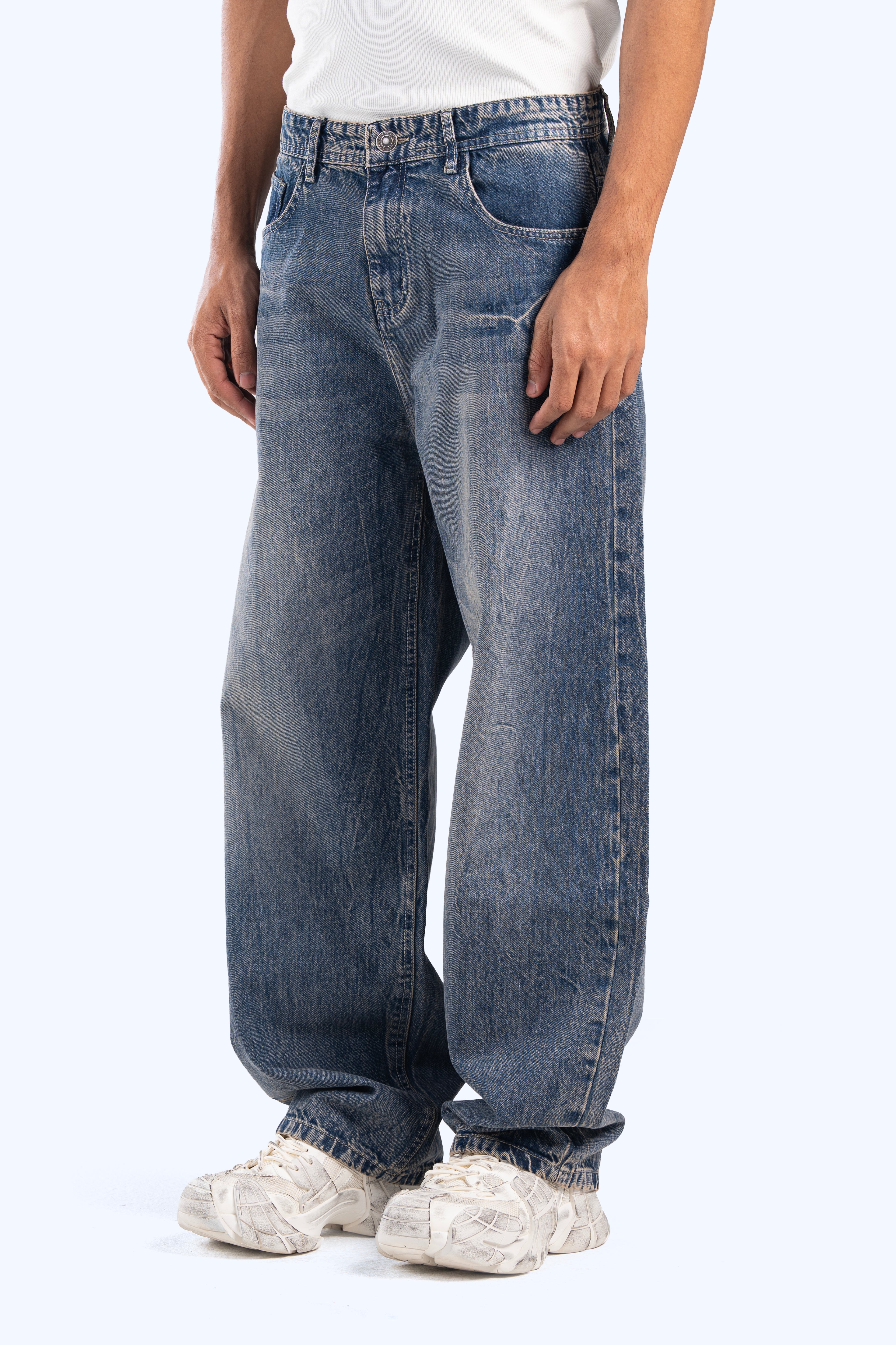 balloon fit denim