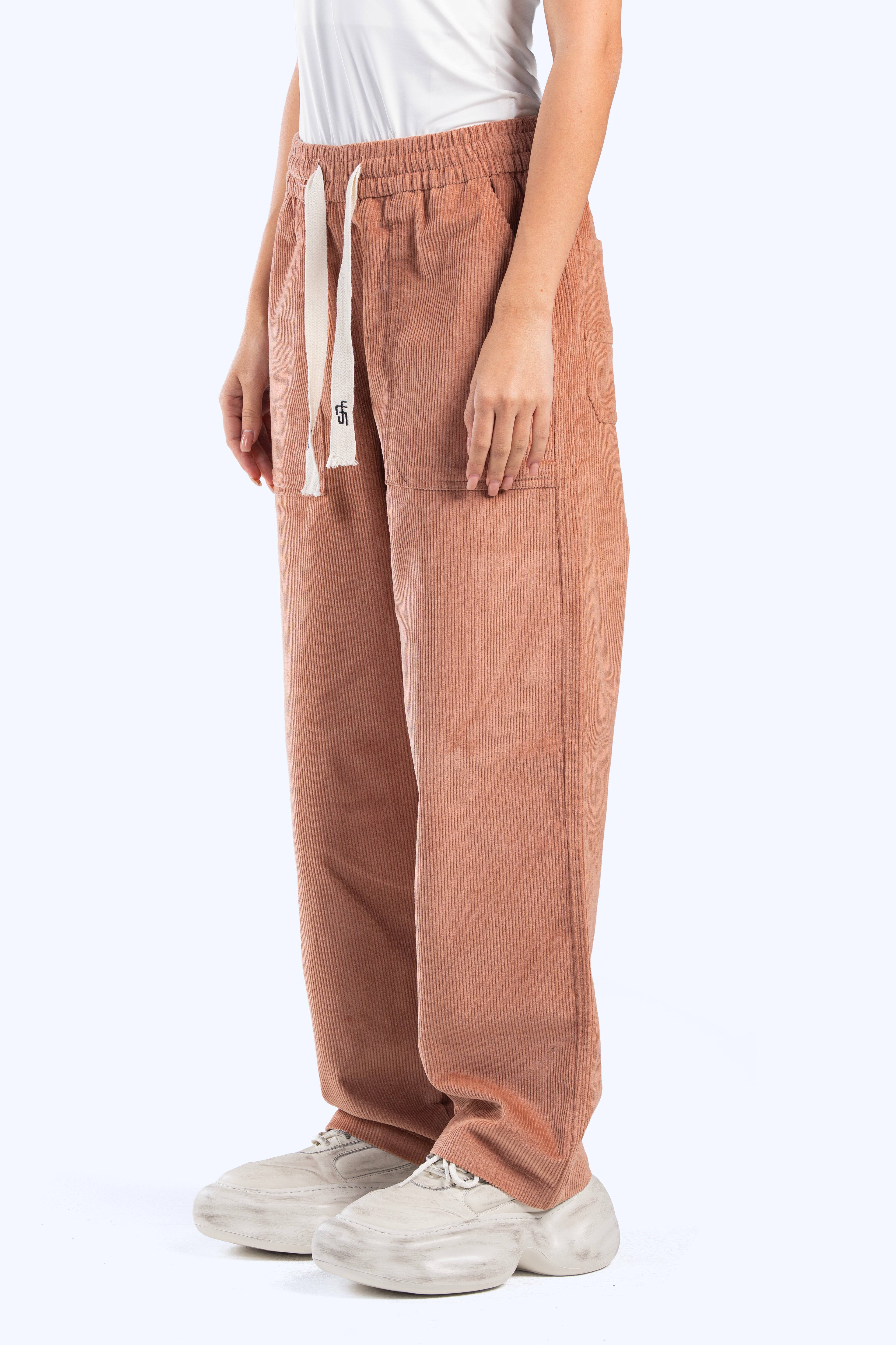 corduroy balloon pants
