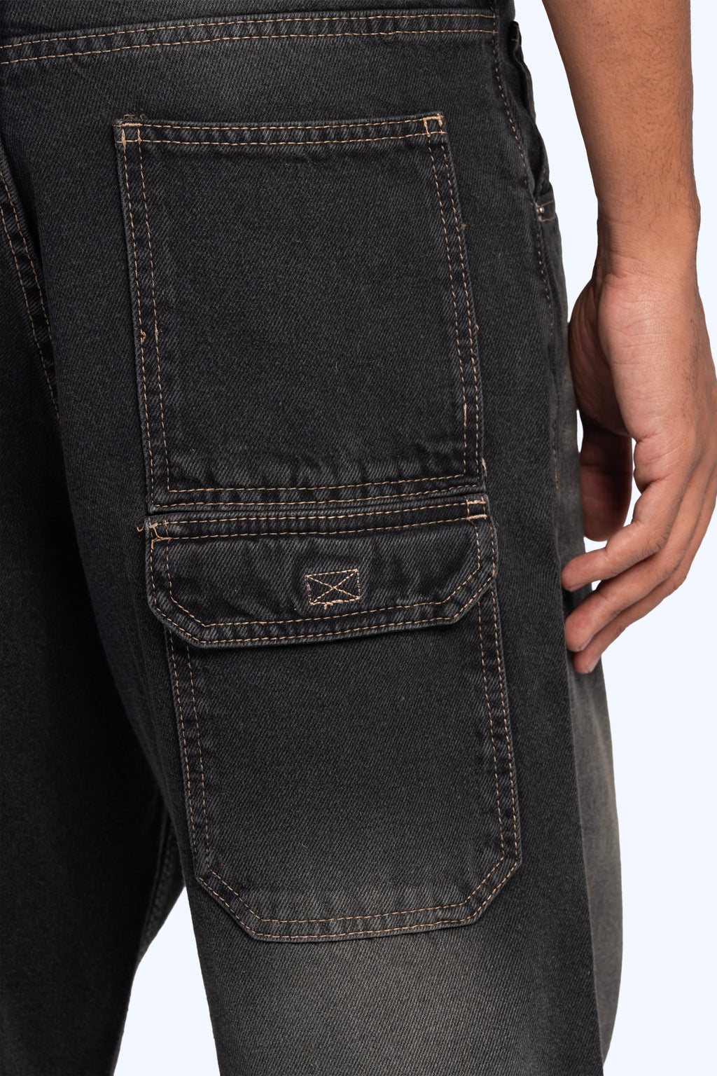 skater baggy fit denim