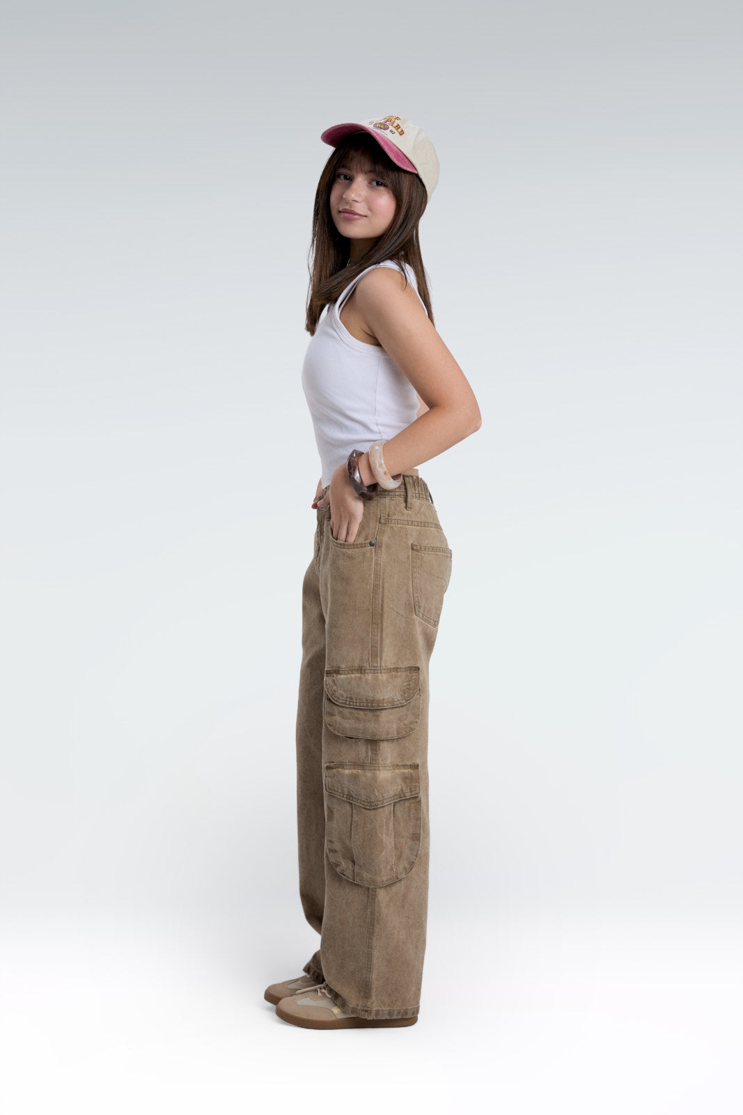 wide leg cargo pant