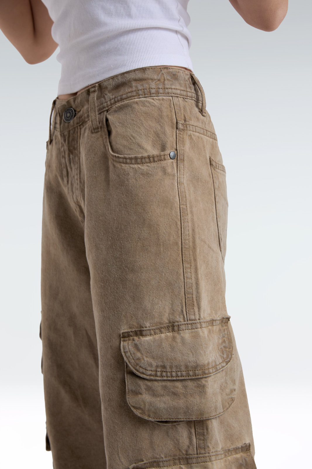 wide leg cargo pant