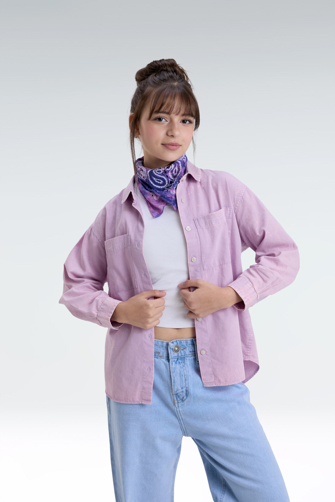 washed effect shirt