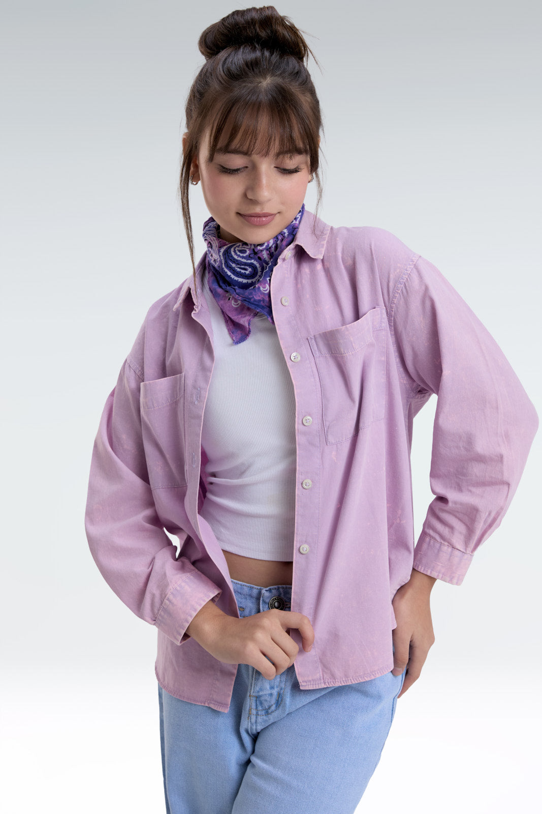 washed effect shirt