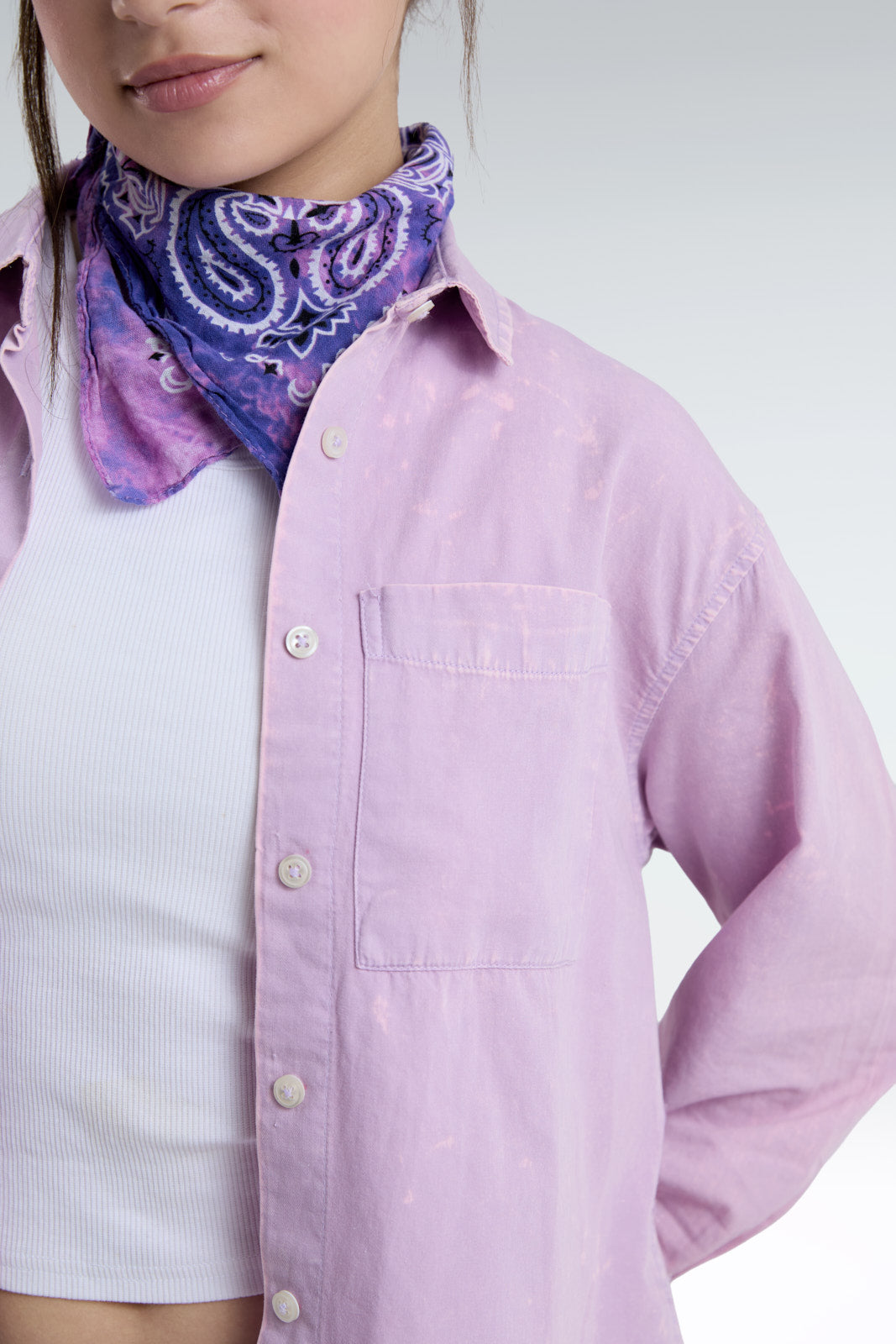 washed effect shirt