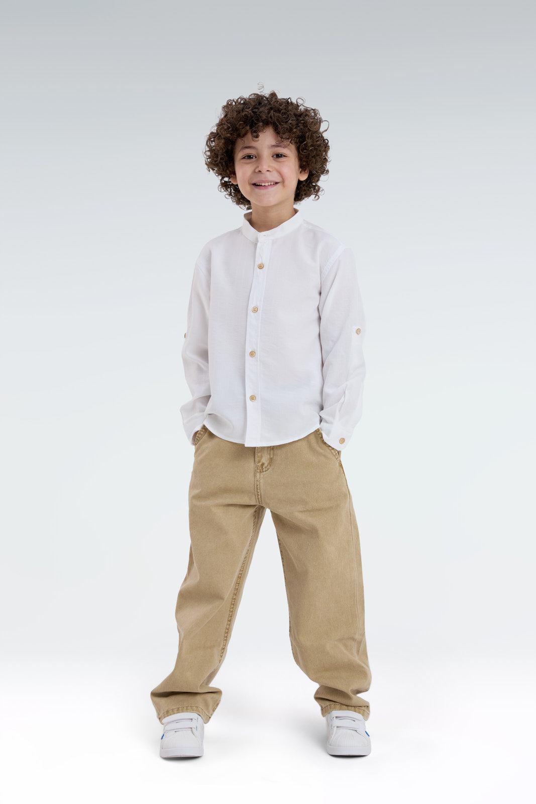 regular fit linen shirt