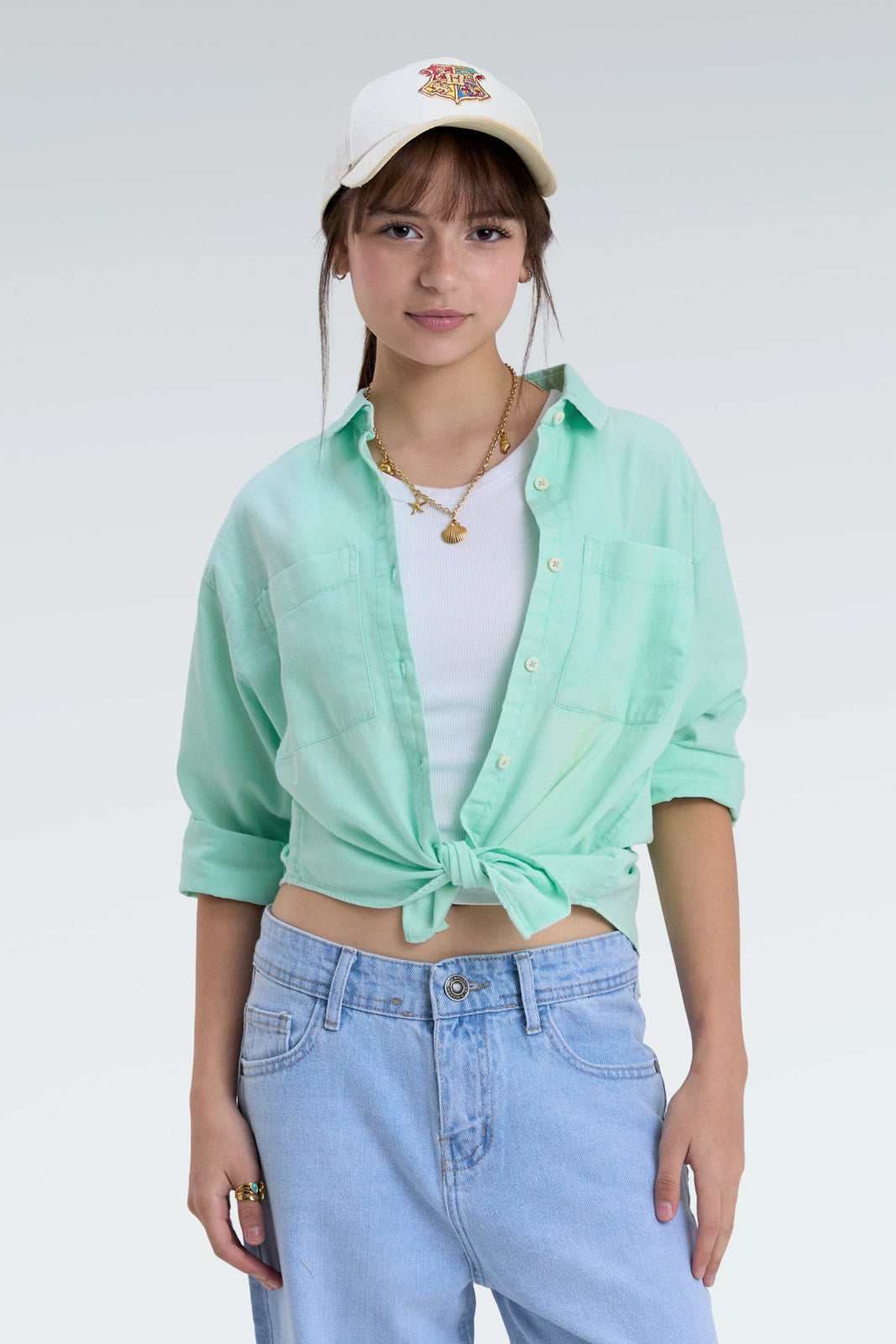 washed effect shirt