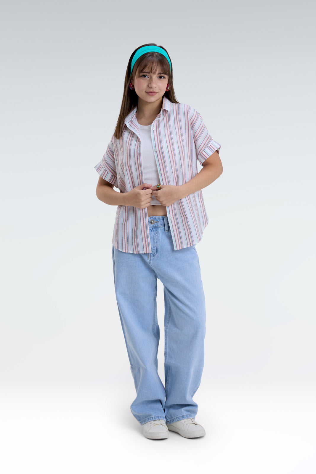 short sleeve striped shirt