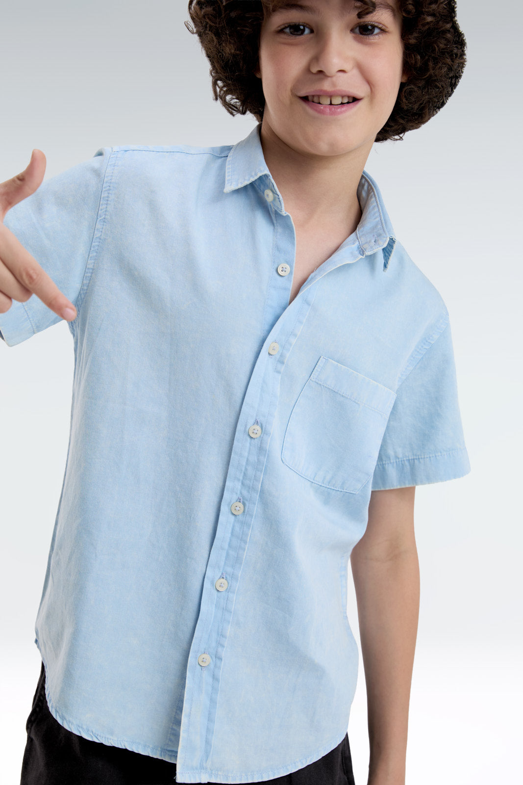washed effect shirt
