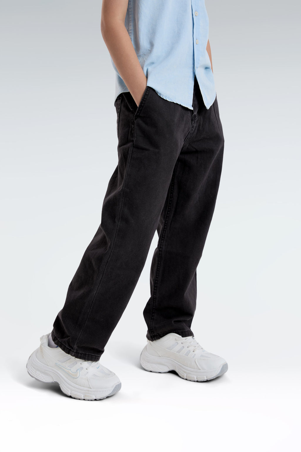 wide leg side pocket  jeans