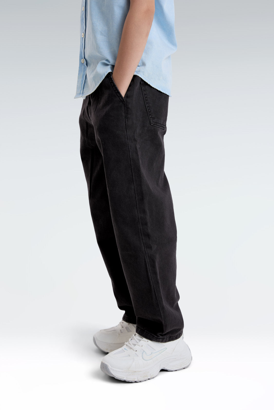 wide leg side pocket  jeans