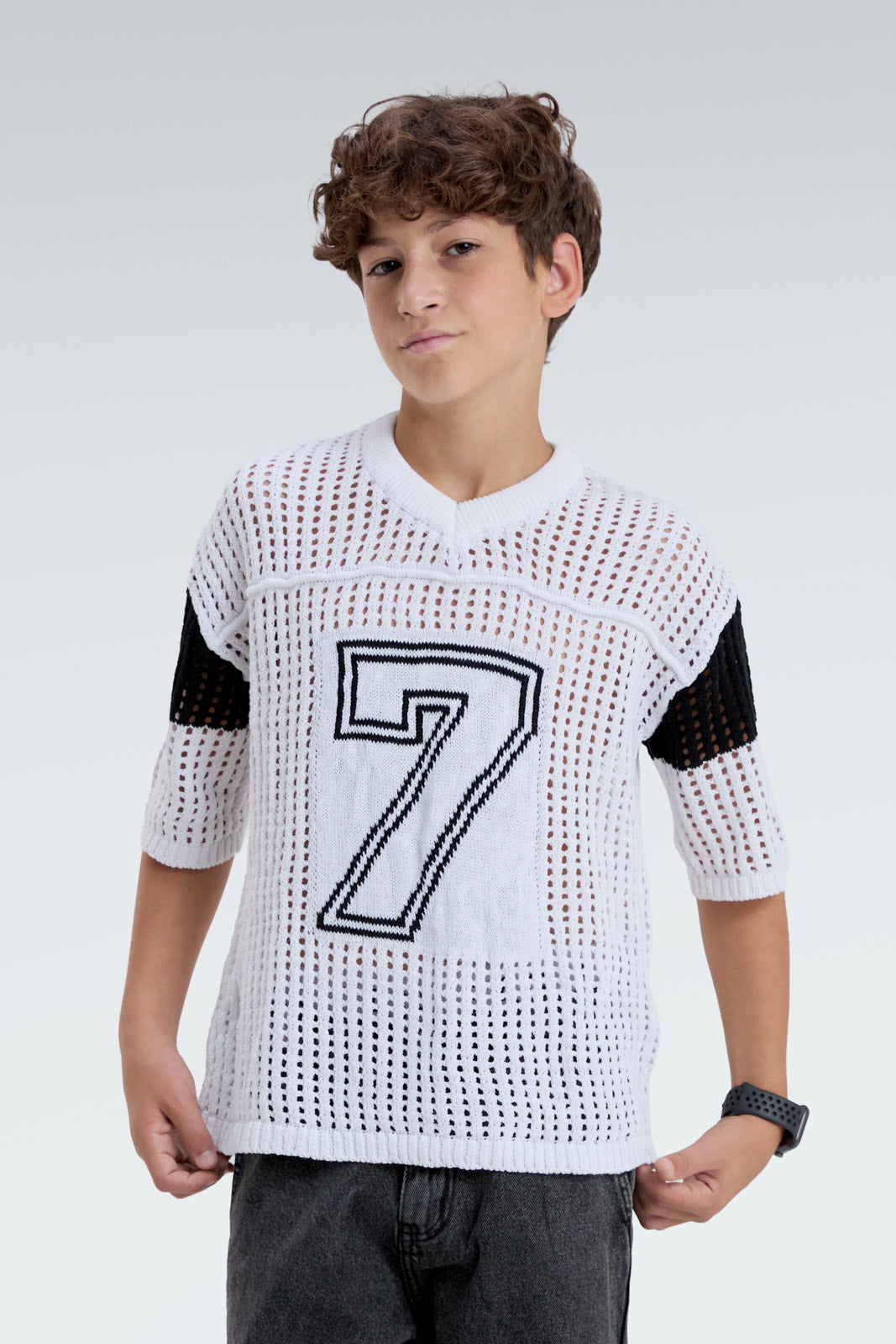 knitted t-shirt