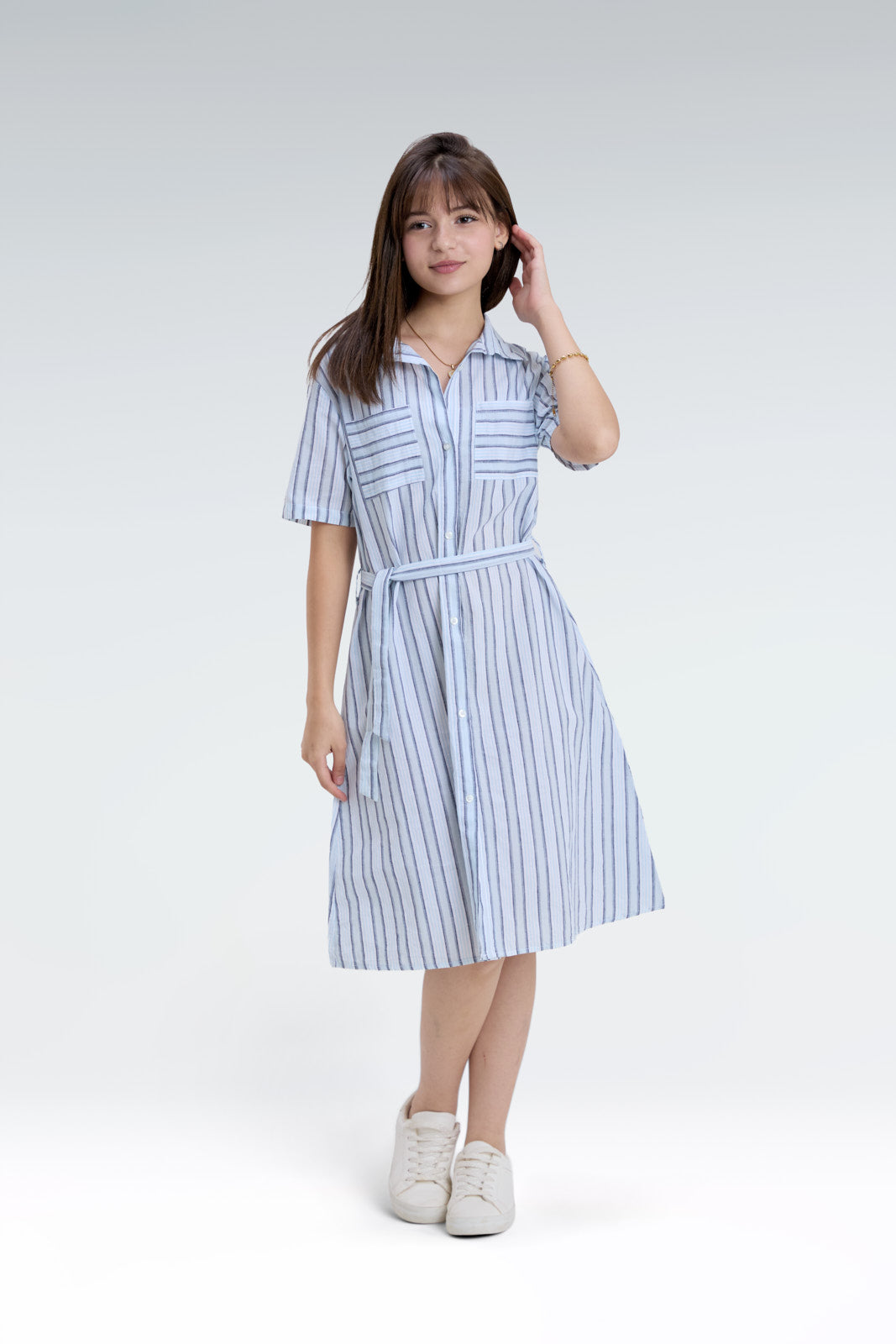 striped dress