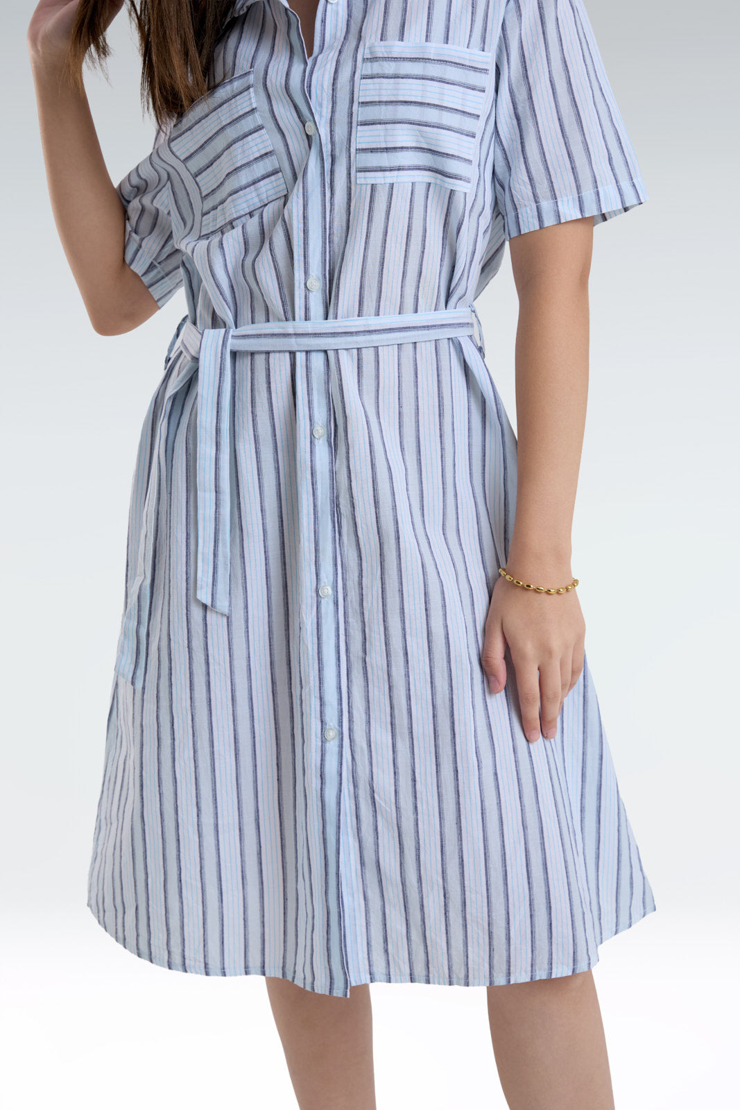 striped dress