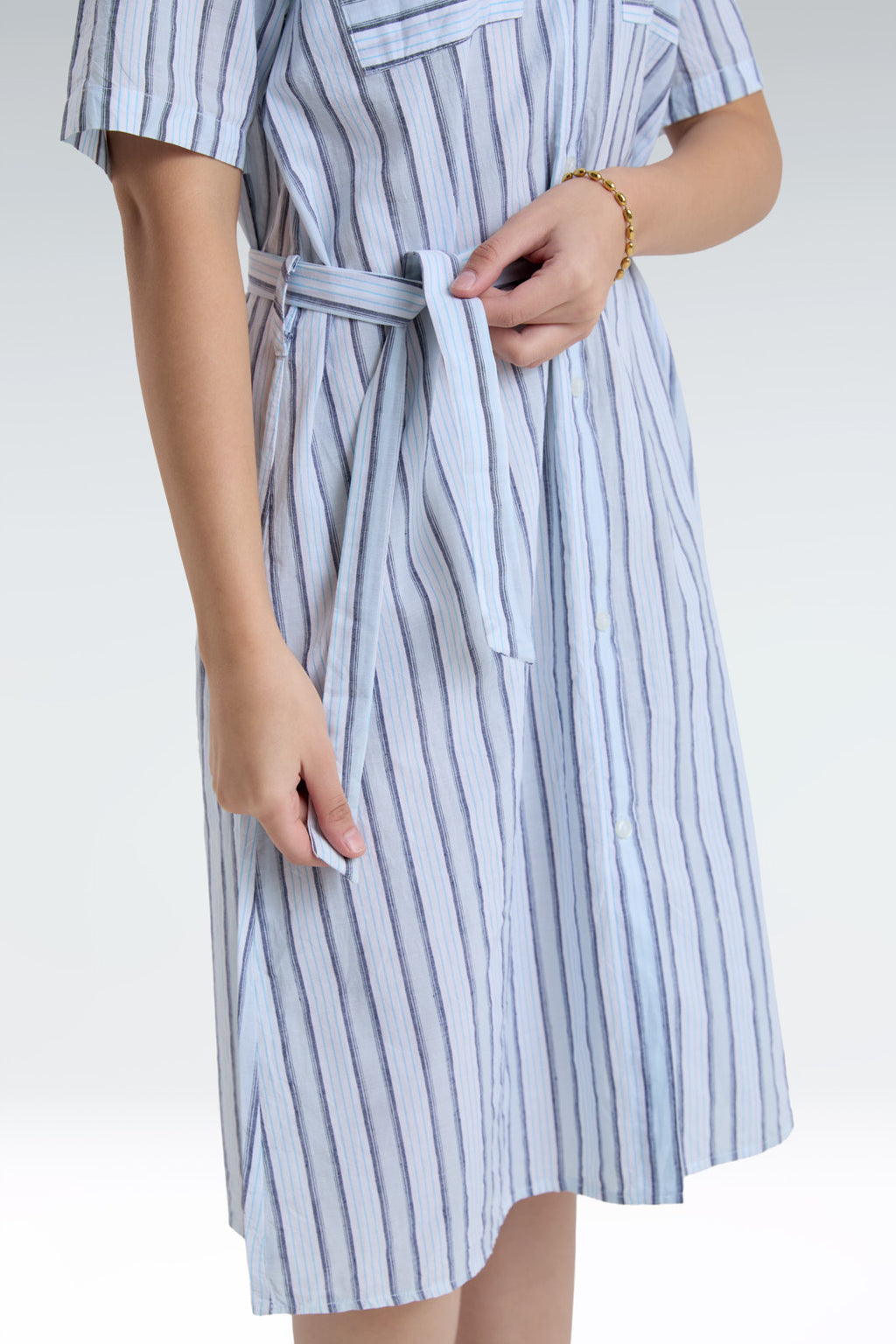 striped dress