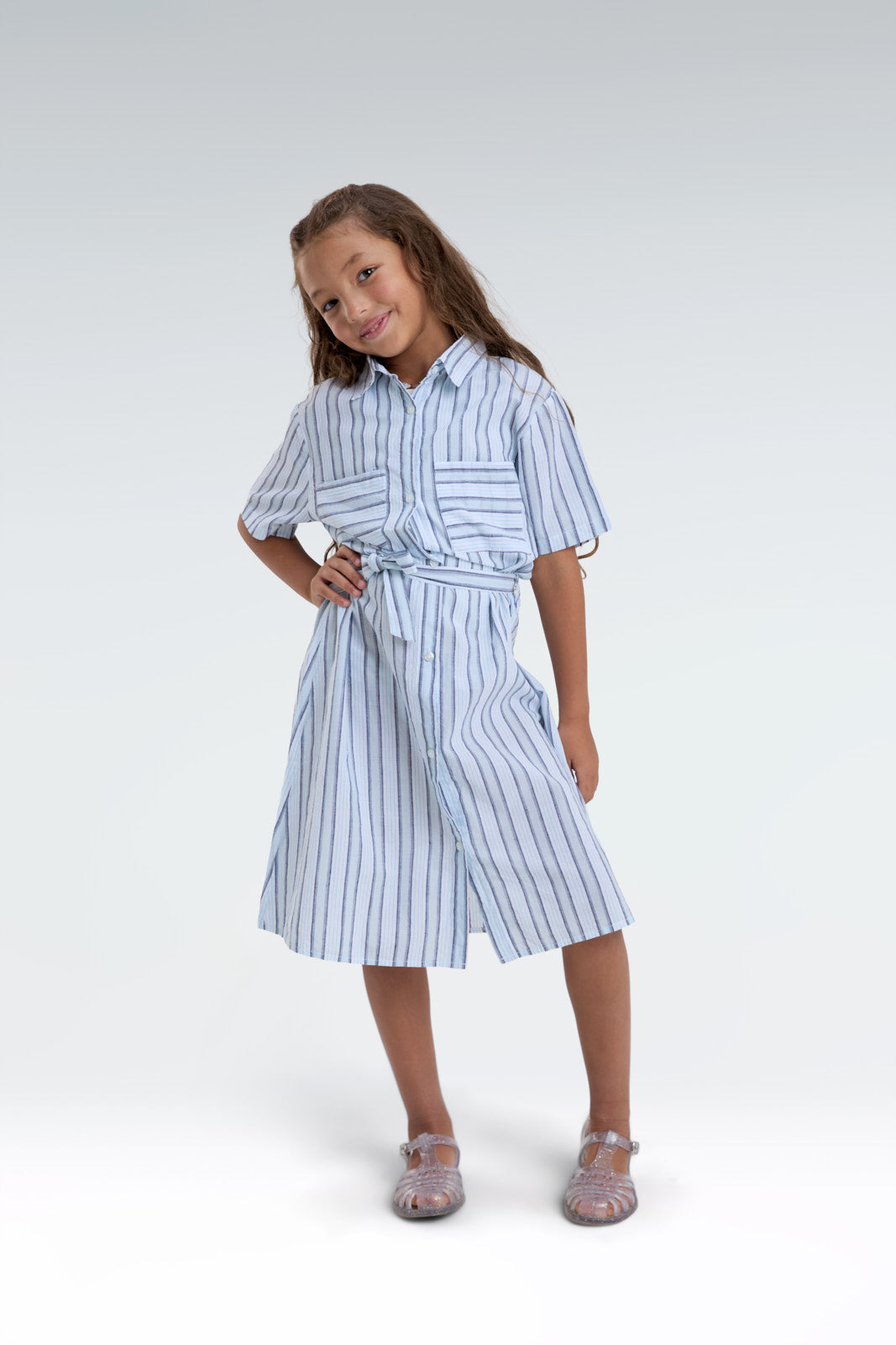 striped dress