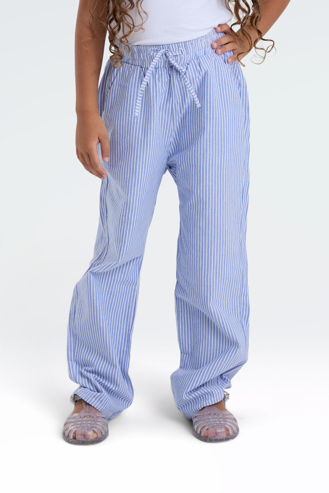 striped relaxed fit pants