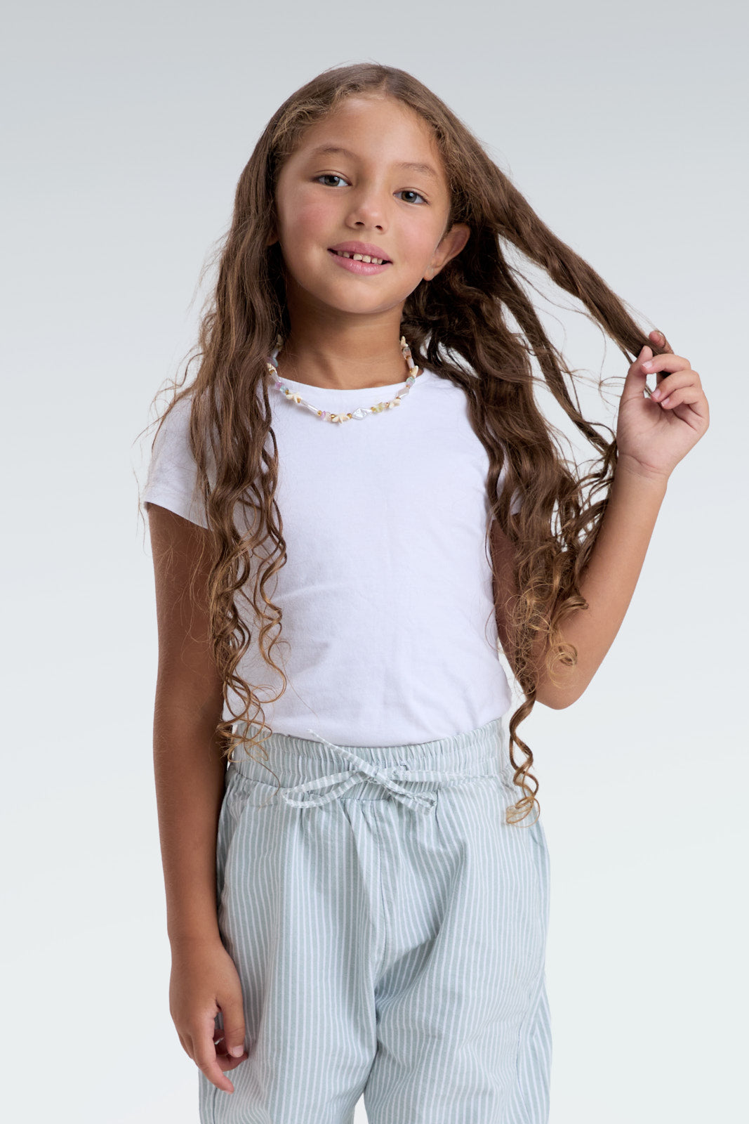 striped relaxed fit pants