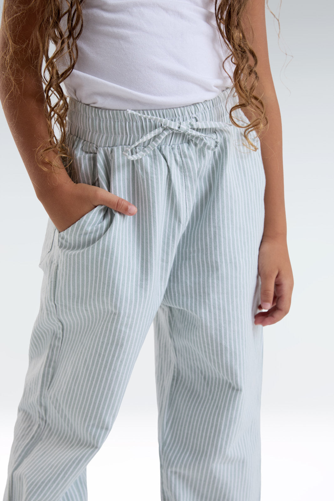 striped relaxed fit pants