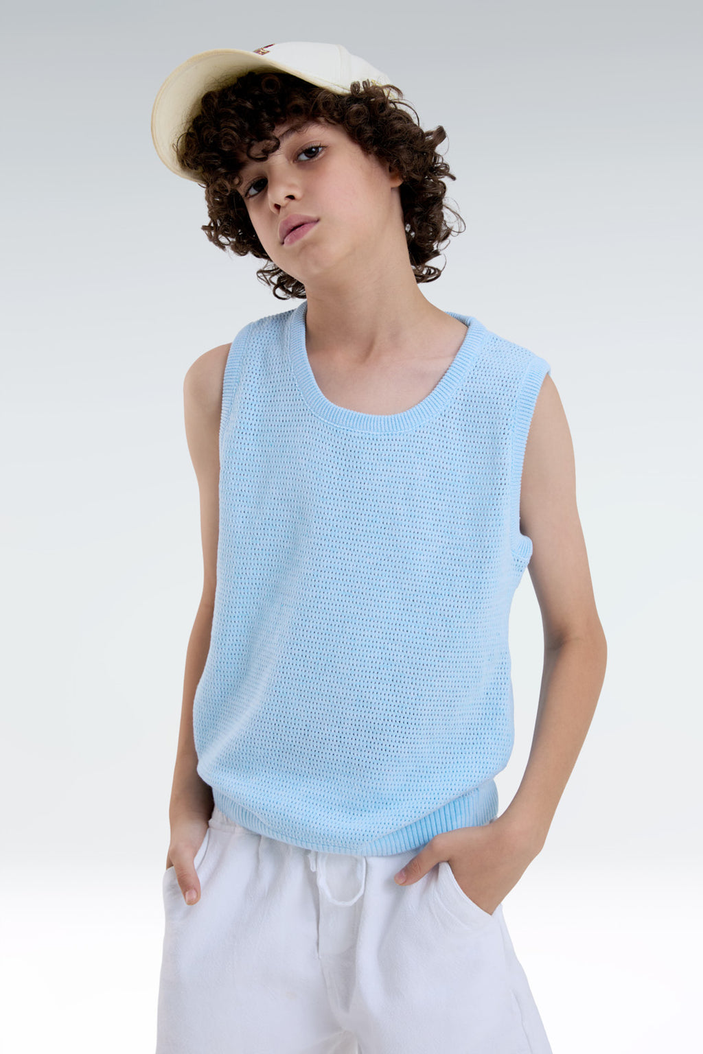 knitted tank top