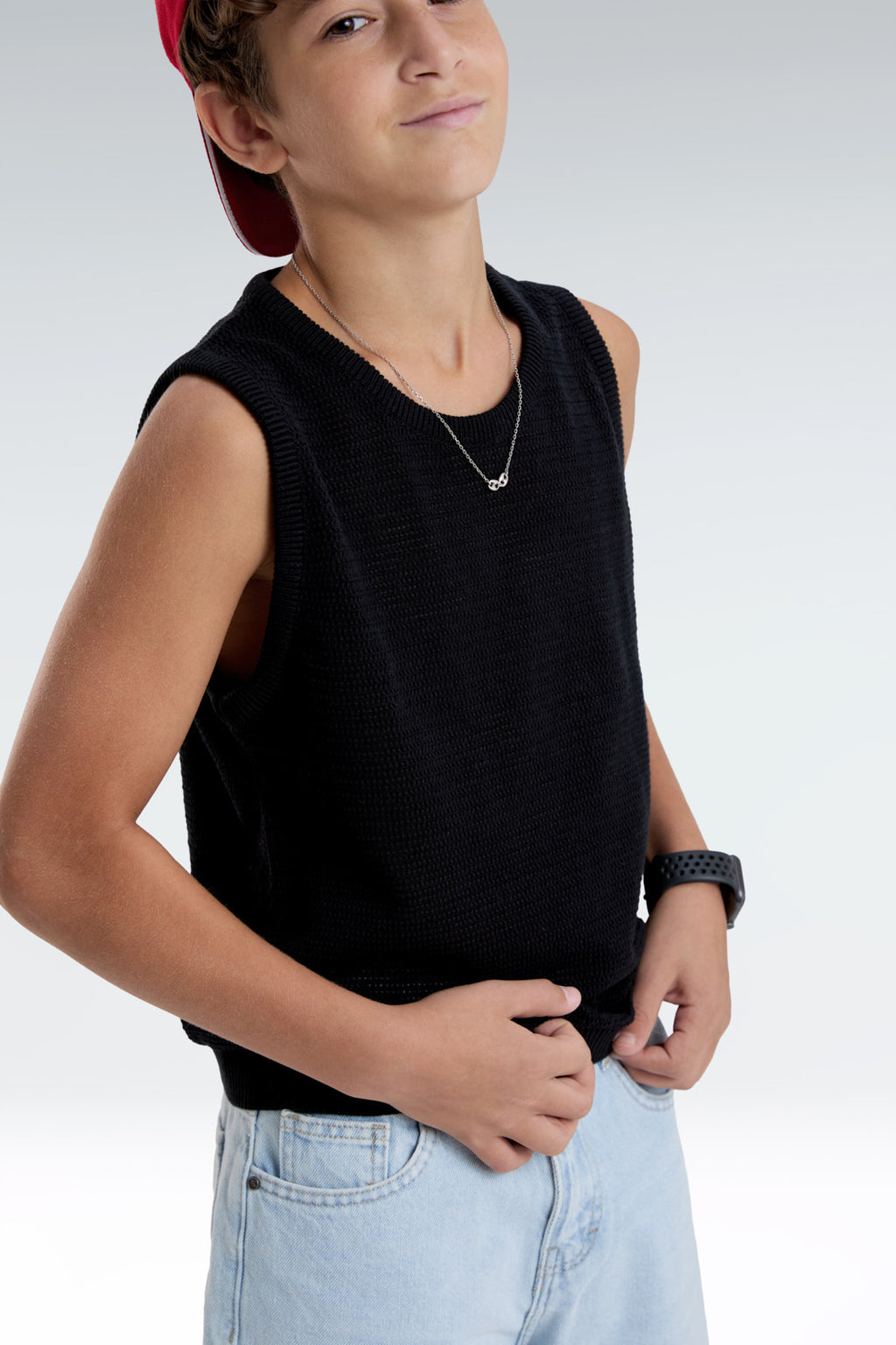 knitted tank top