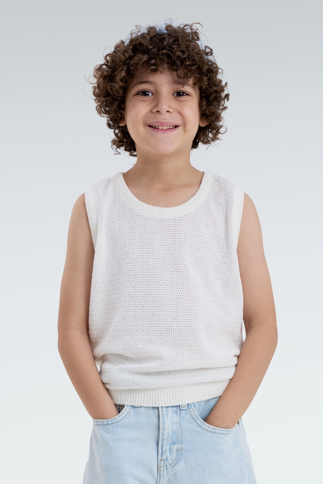knitted tank top