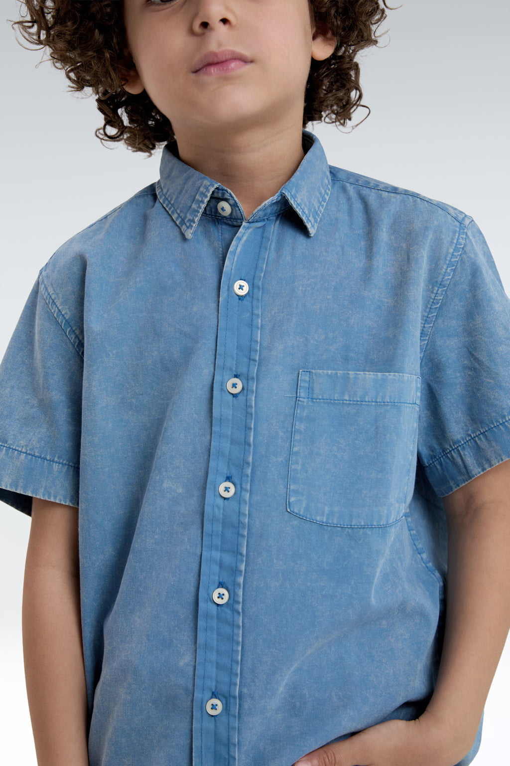 washed effect shirt